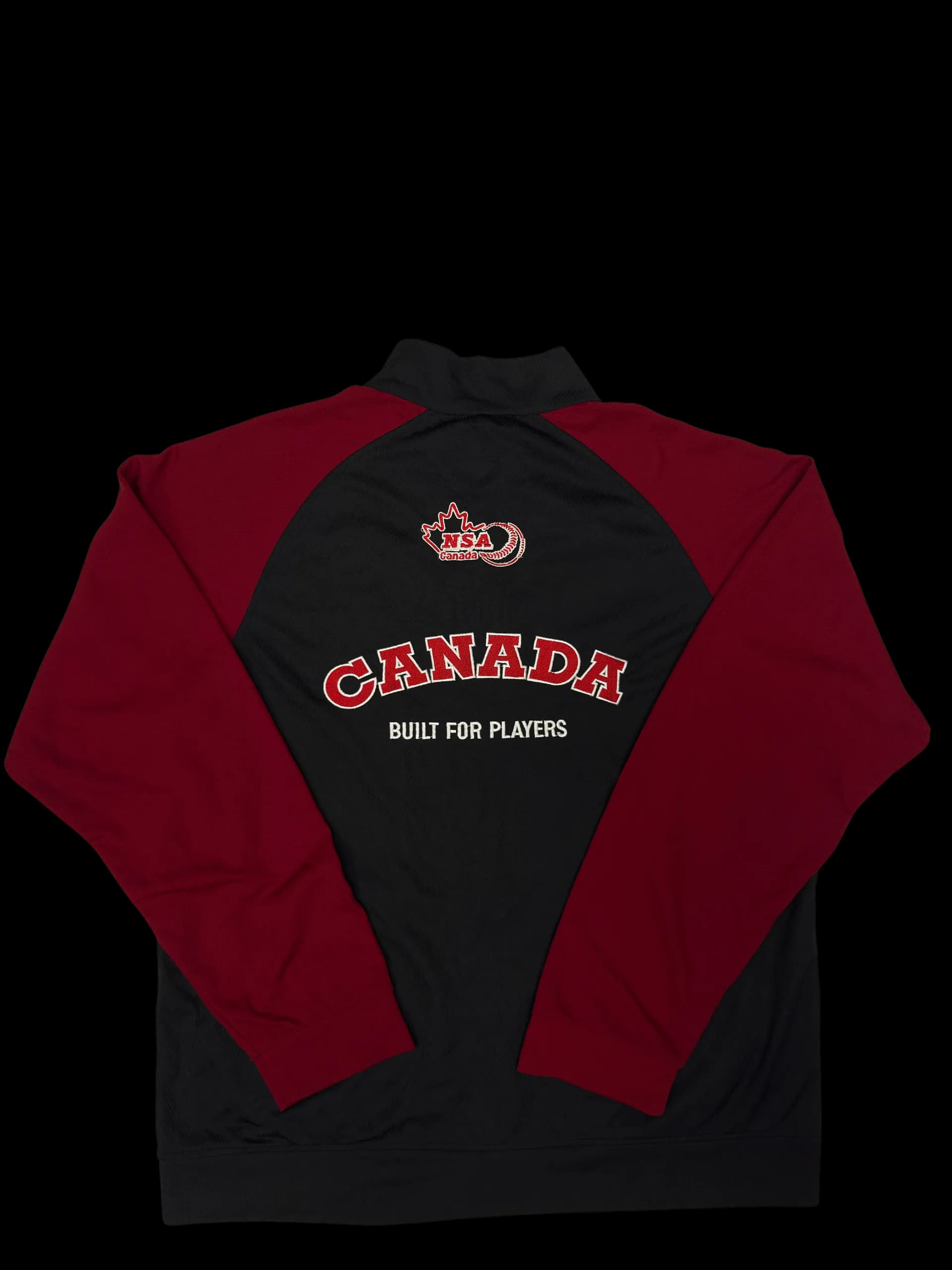 Vintage Jacket-NSA Canada Built For Players 2XL (Black/Red) - image 3