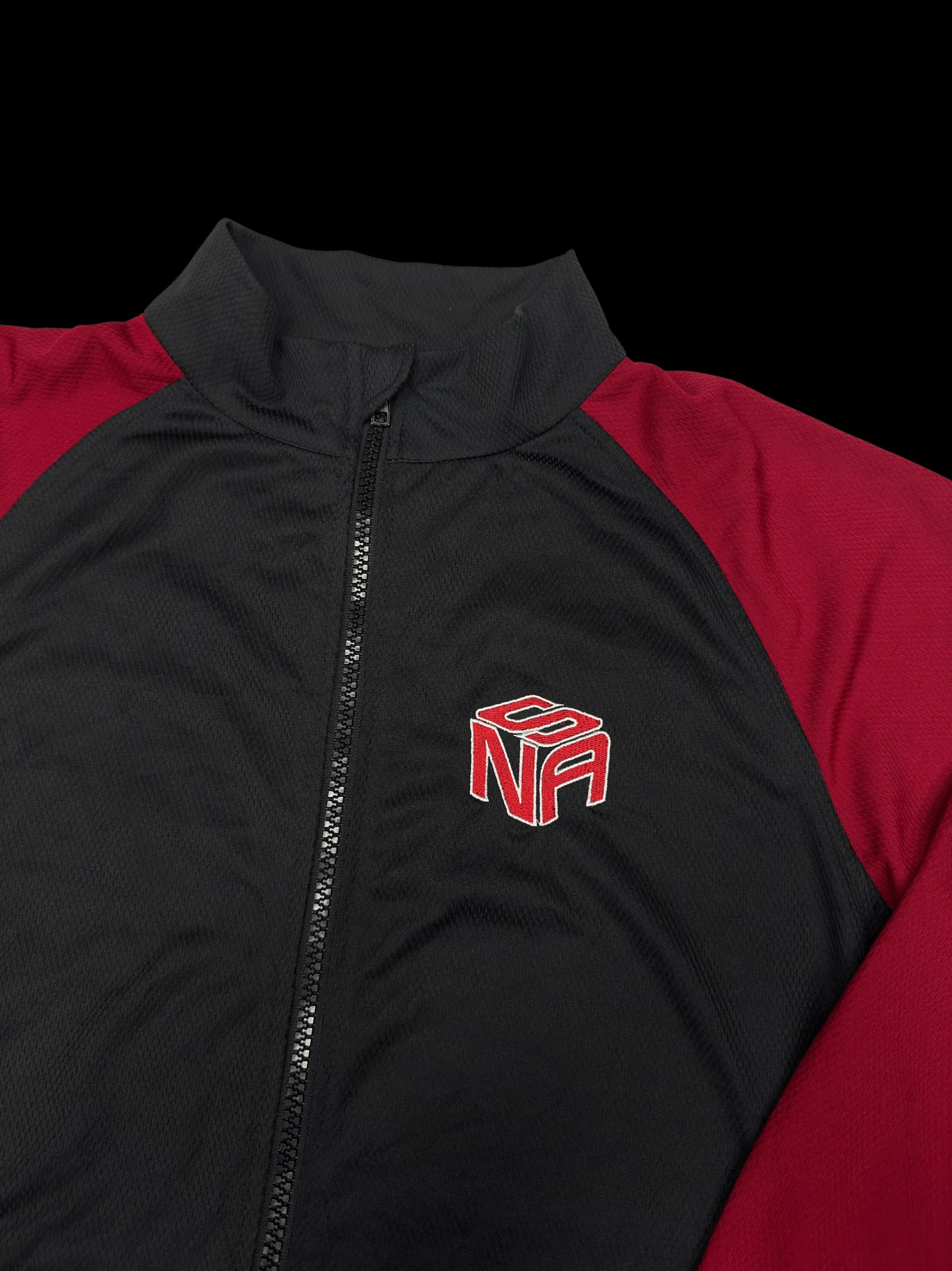 Vintage Jacket-NSA Canada Built For Players 2XL (Black/Red) - image 2