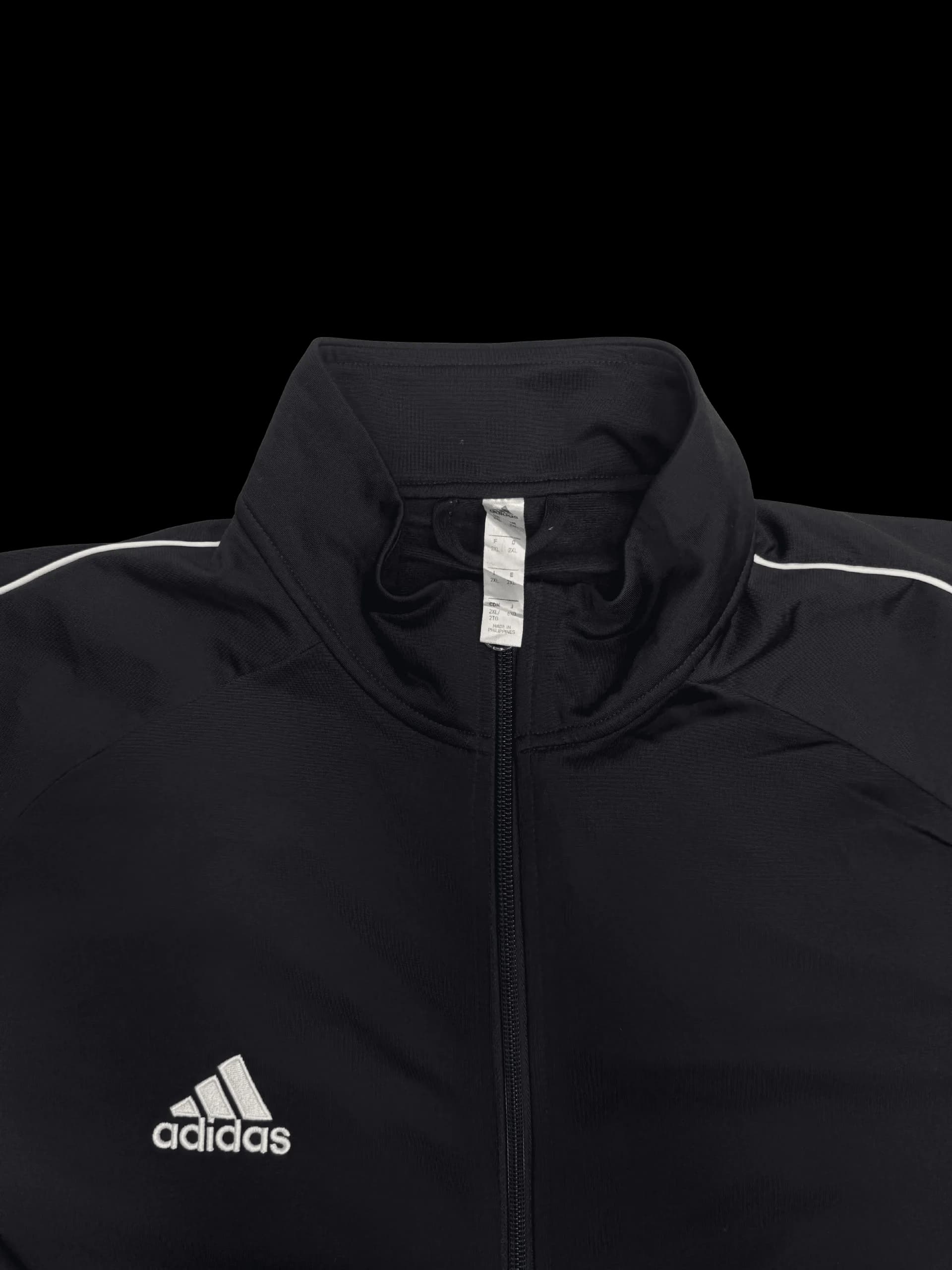 Vintage Jacket-Adidas Jacket 2XL (Black) - image 3