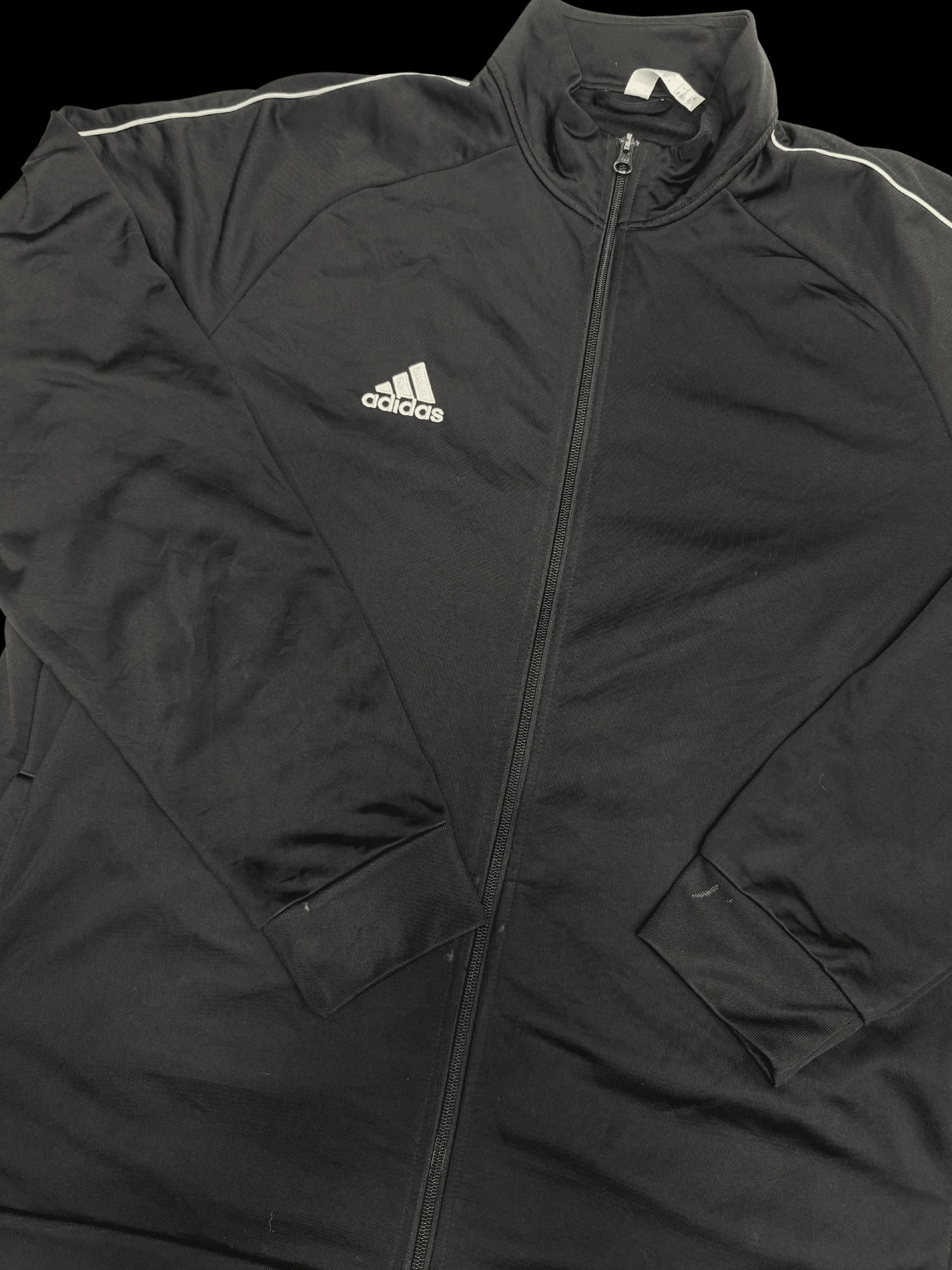 Vintage Jacket-Adidas Jacket 2XL (Black) - image 4