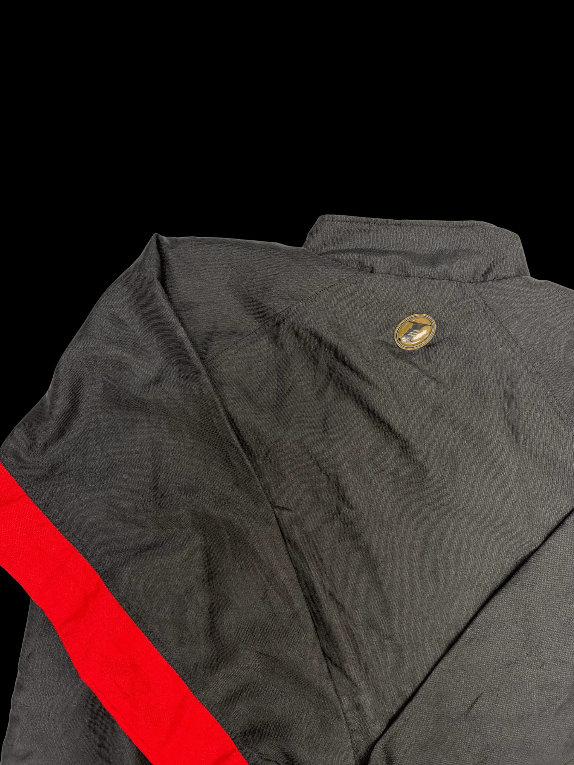 Vintage Jacket-Reebok Colourblock Jacket XL (Black/White/Red) - image 5