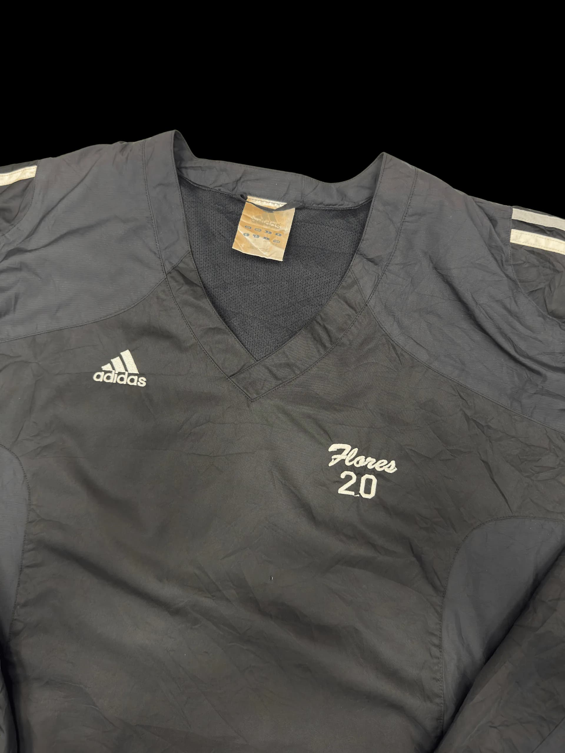 Vintage Pullover-Adidas L (Black) - image 3