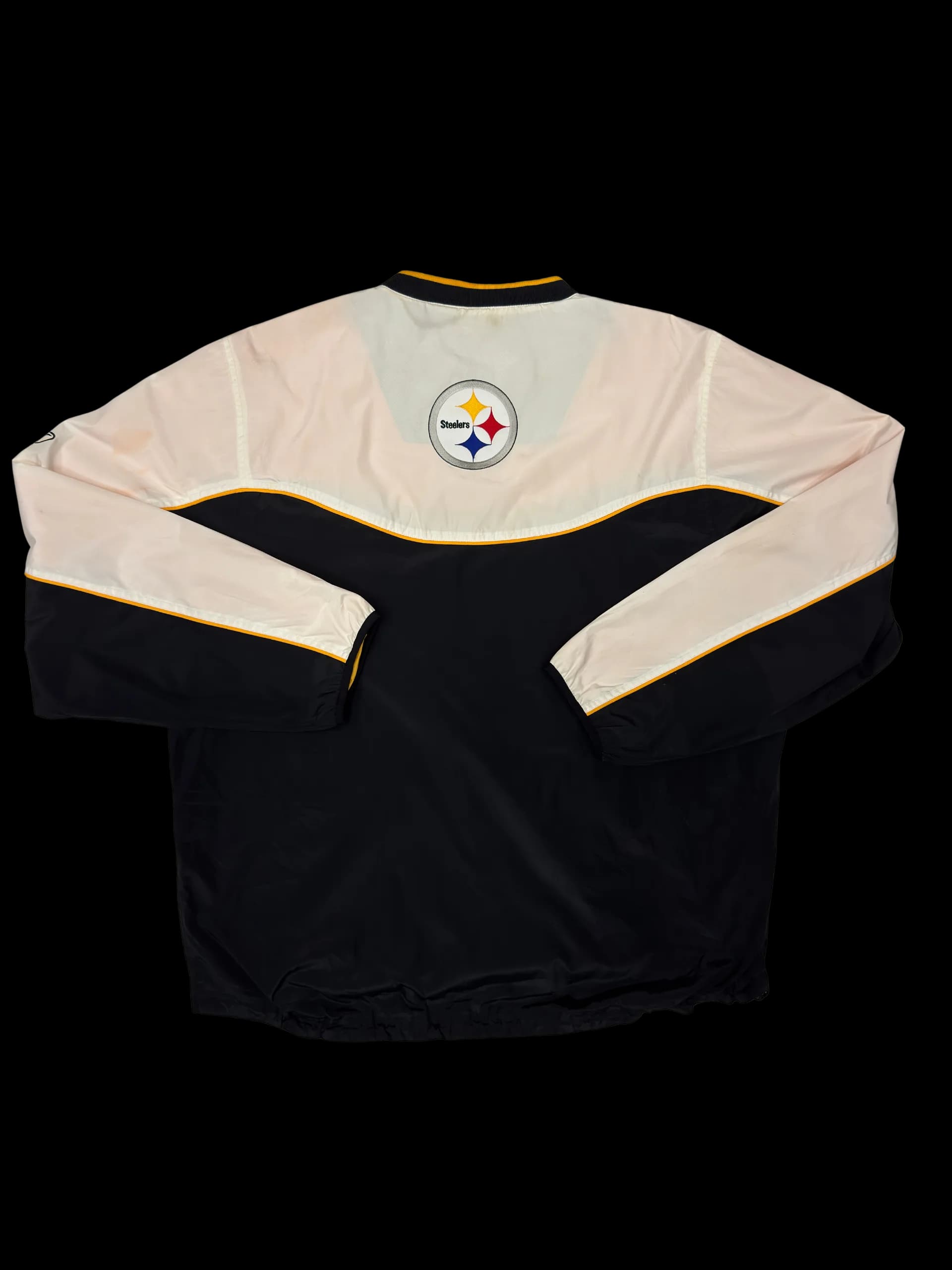 Vintage Pullover-NFL Reebok Steelers XL (Black/White) - image 3