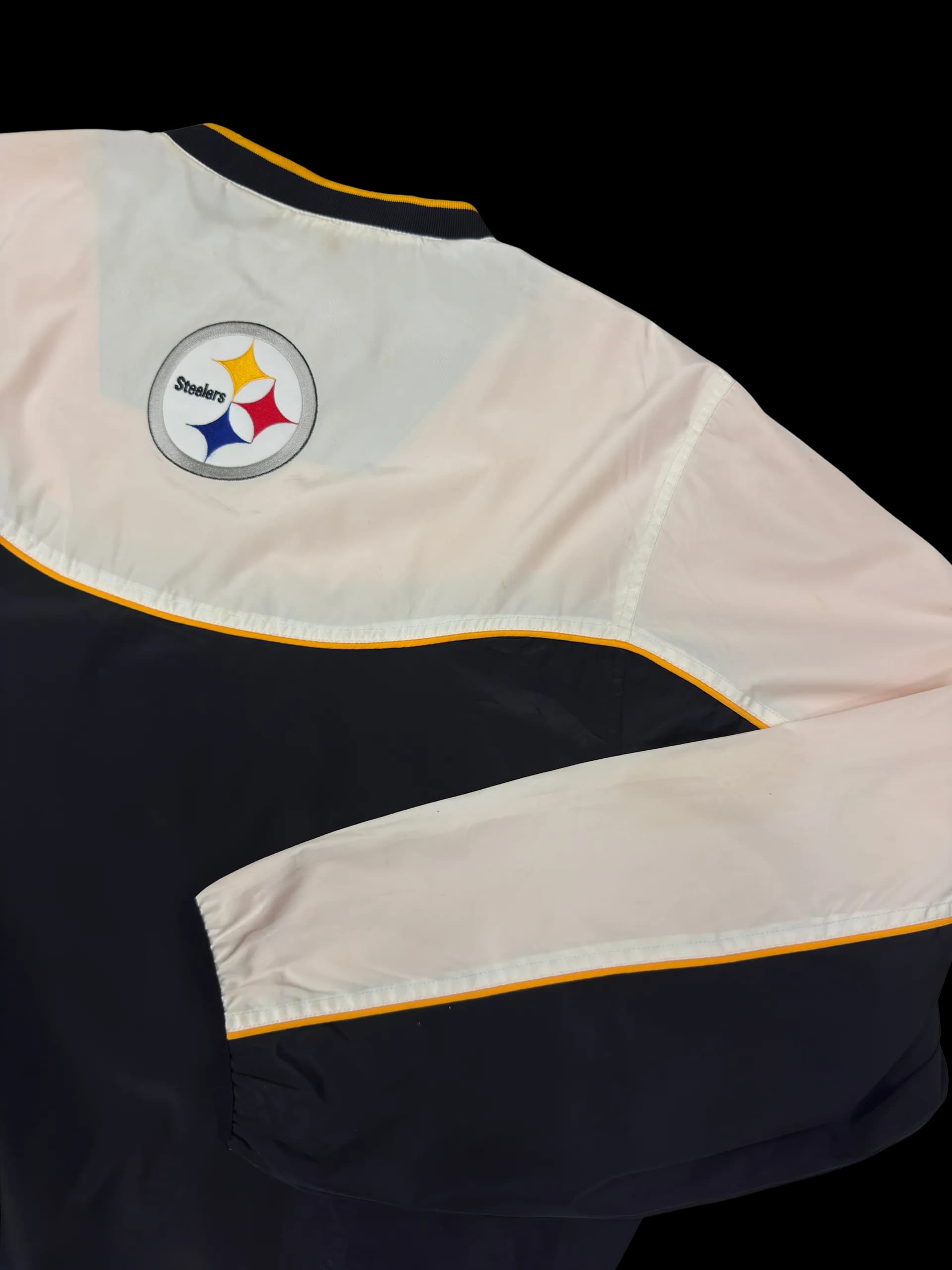 Vintage Pullover-NFL Reebok Steelers XL (Black/White) - image 7