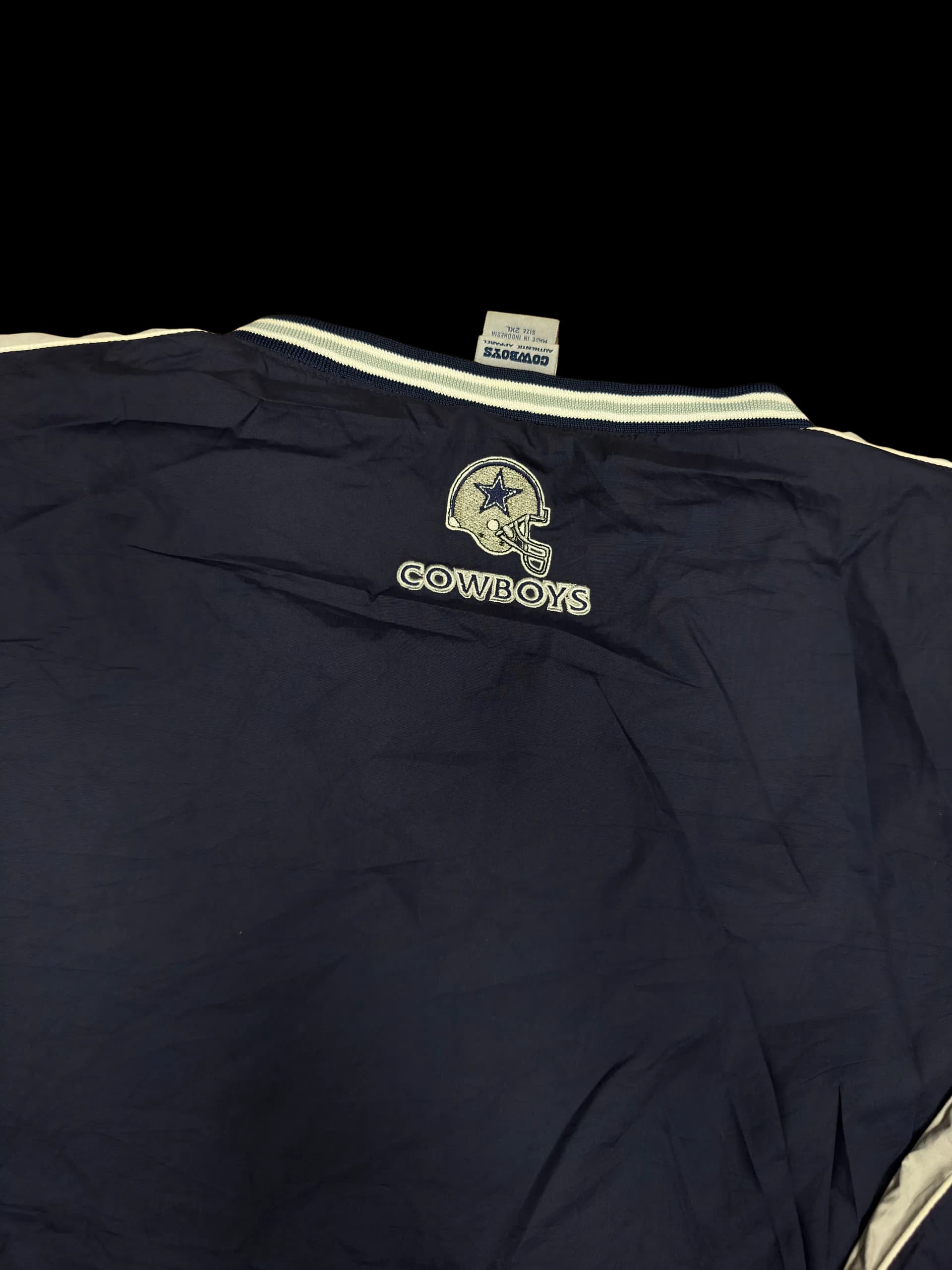 Vintage Pullover-Cowboys 2XL (Navy) - image 4