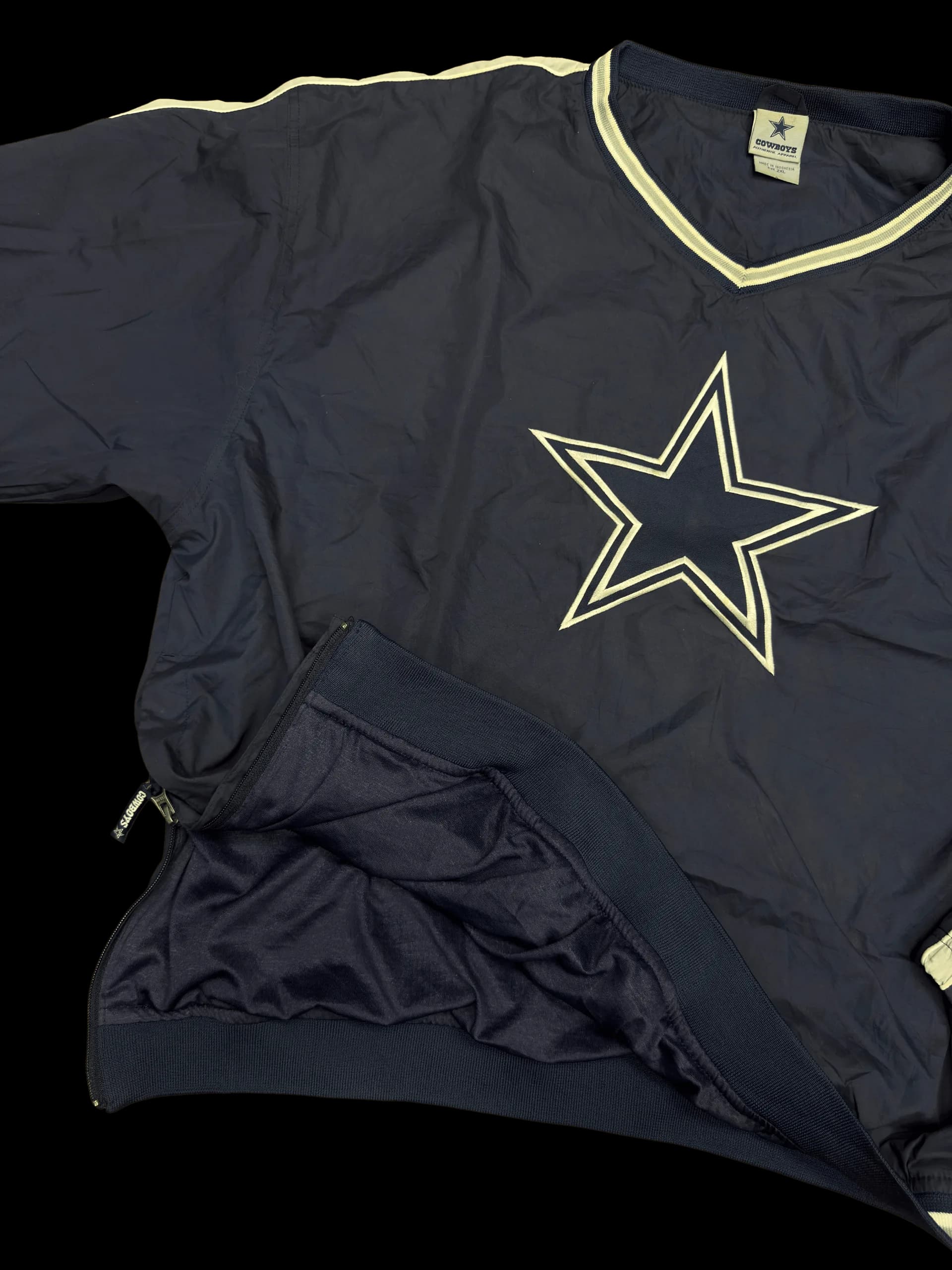 Vintage Pullover-Cowboys 2XL (Navy) - image 5