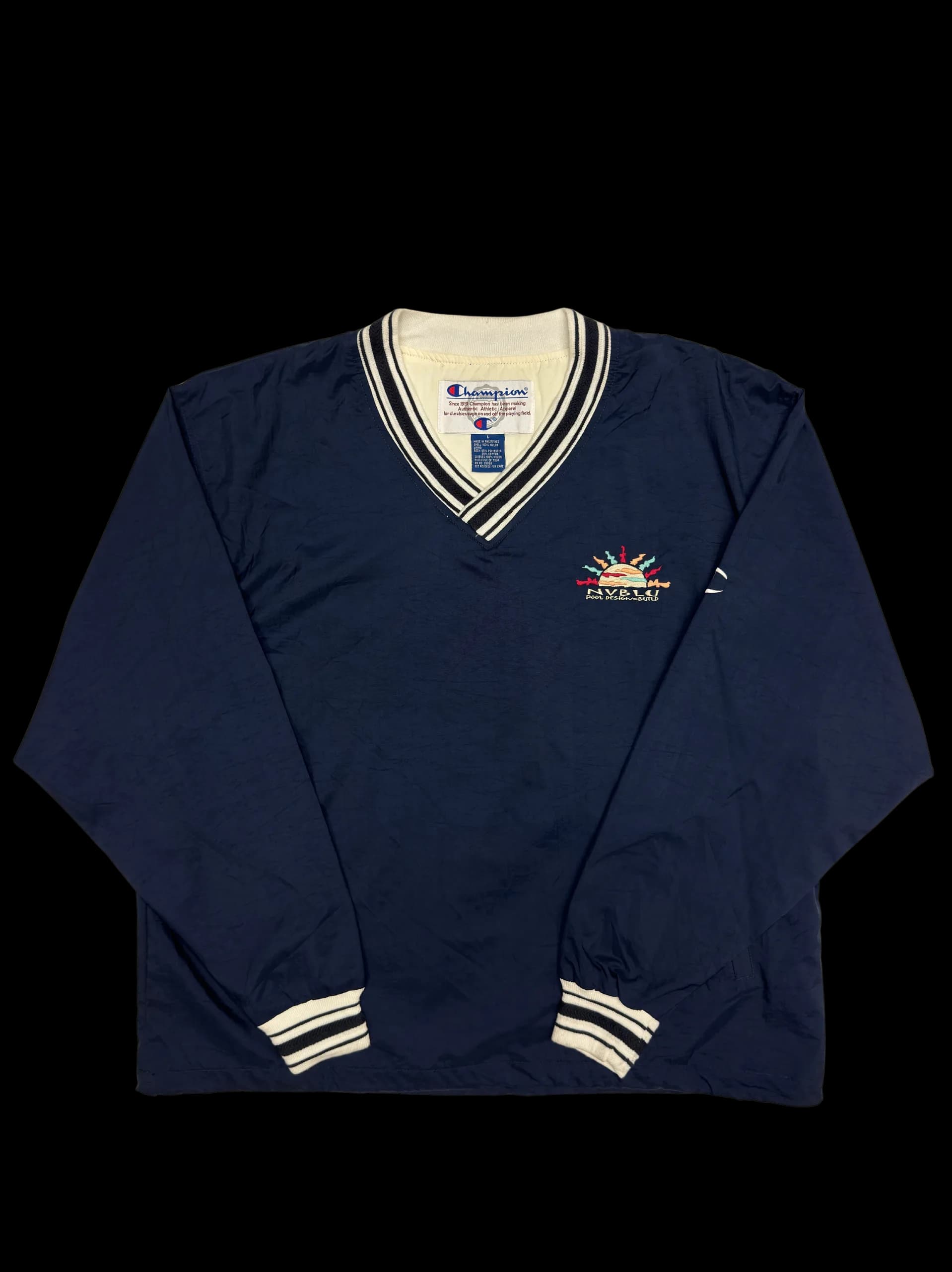 Vintage Pullover-Champion NVBLU L (Navy) - image 1