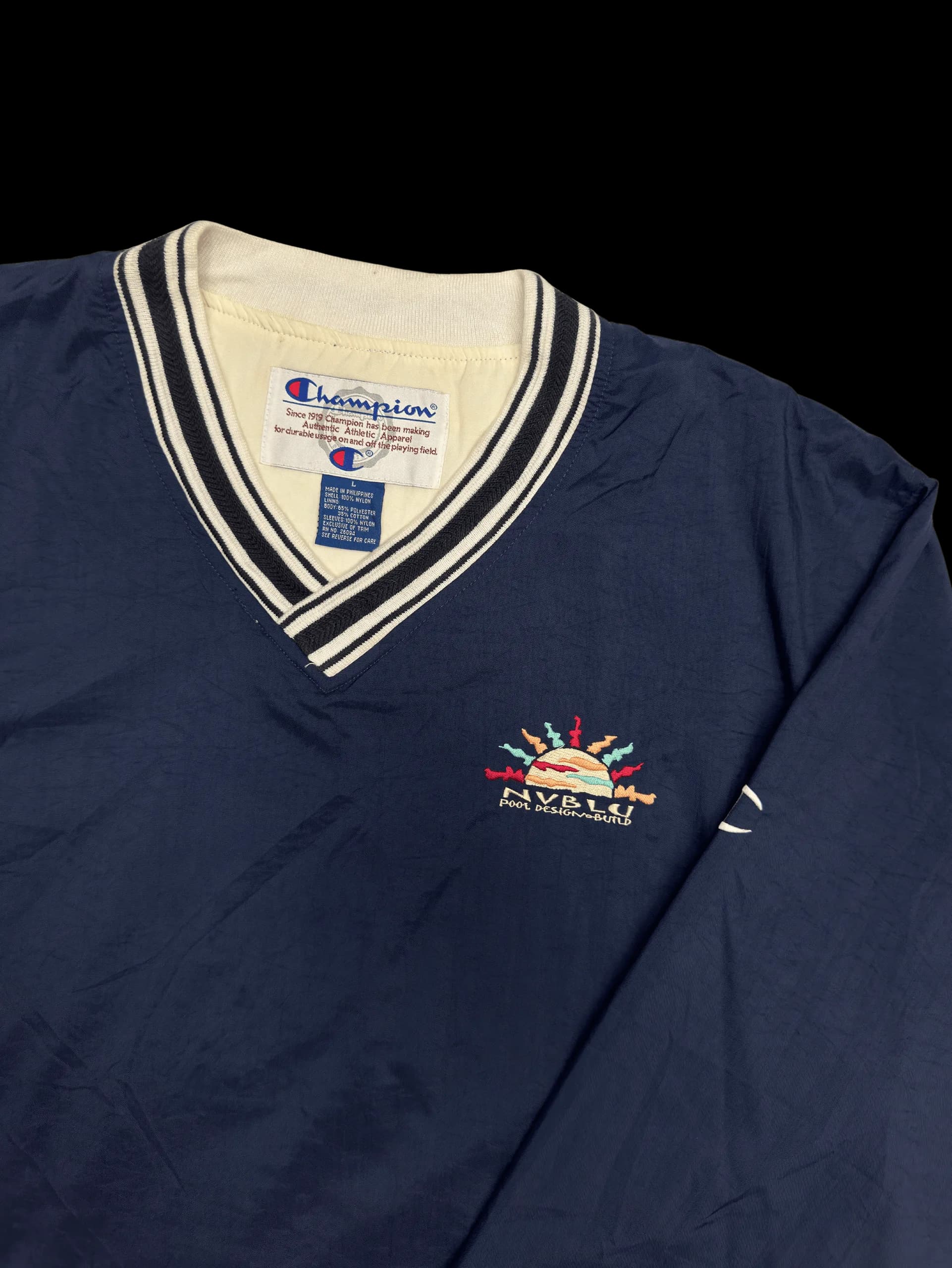 Vintage Pullover-Champion NVBLU L (Navy) - image 2