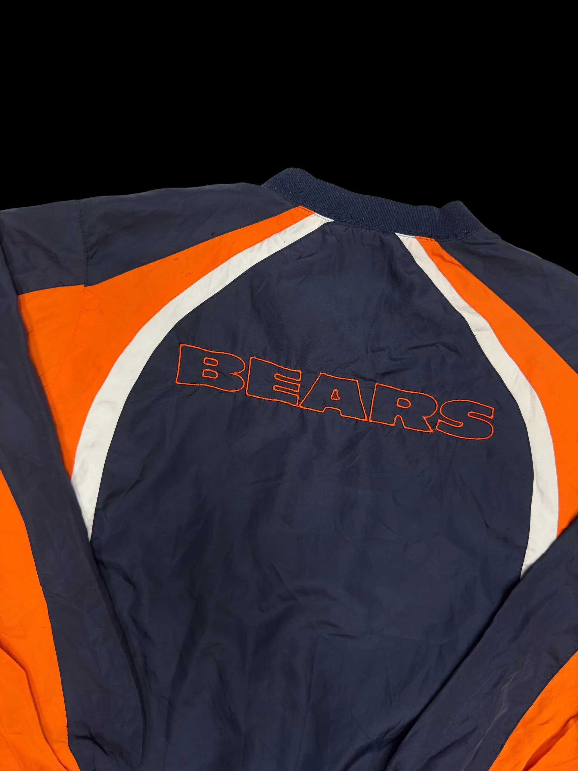 Vintage Pullover-NFL Bears L (Navy/Orange) - image 3