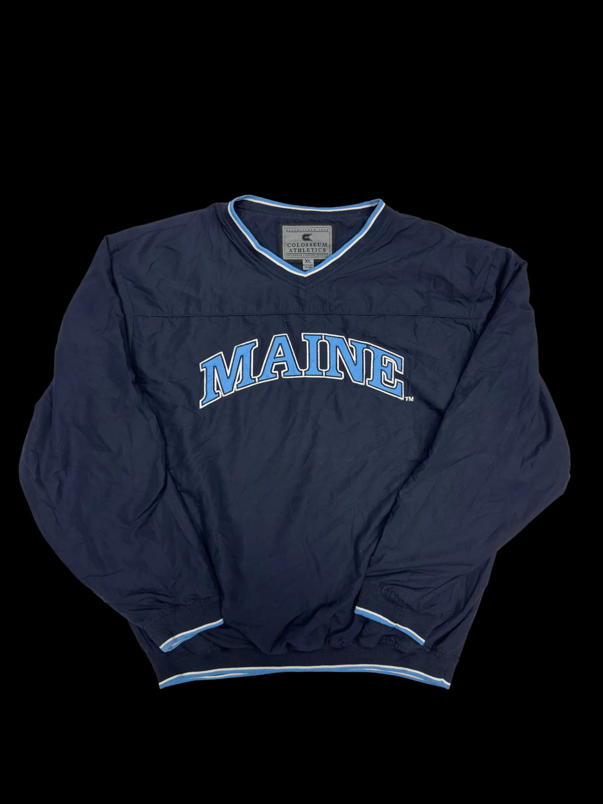 Vintage Pullover-Colosseum Athletics Maine XL (Navy) - image 1