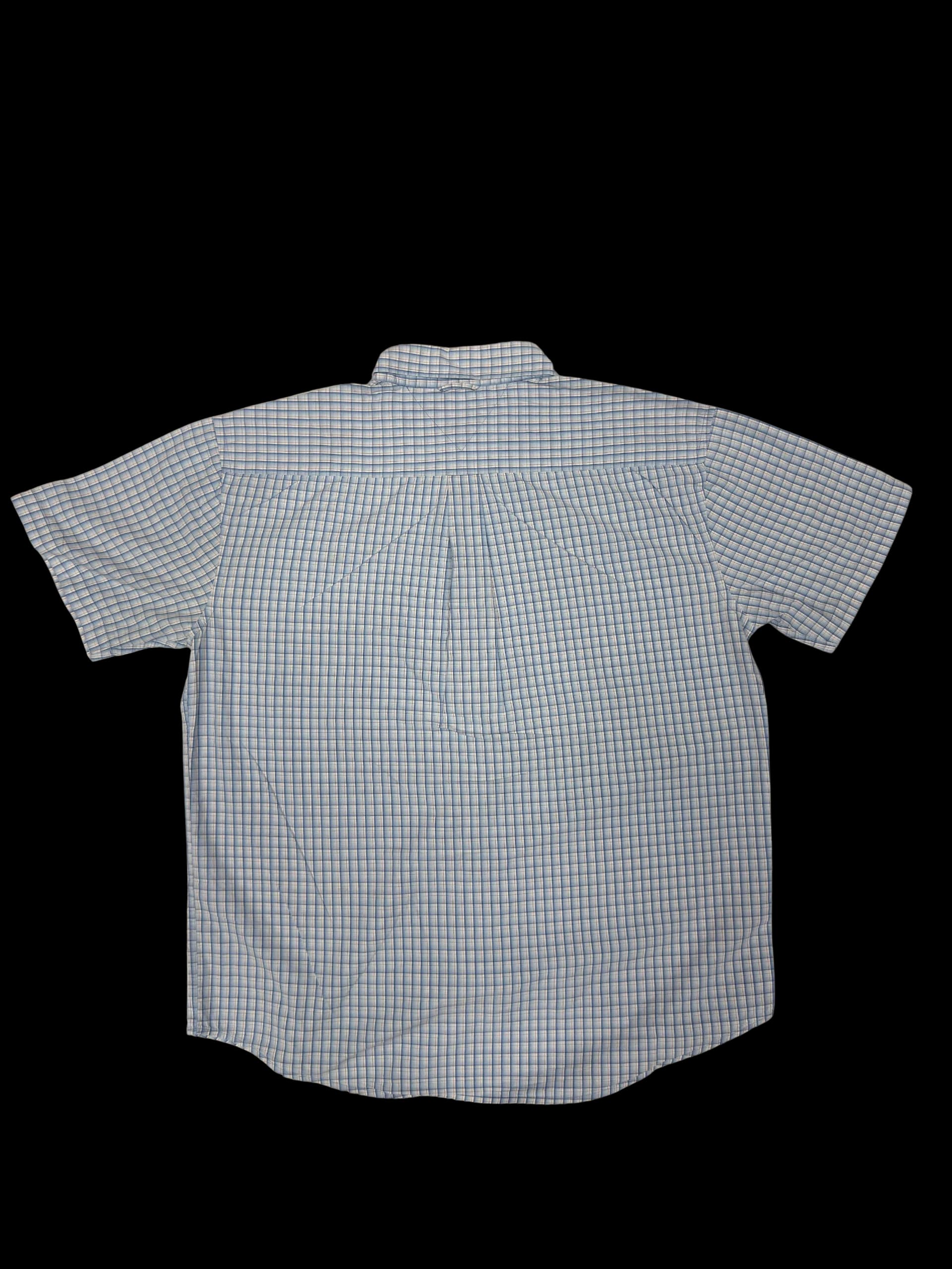 Vintage Shirt-Tommy Hilfiger Striped Shirt (Blue/White) - image 3
