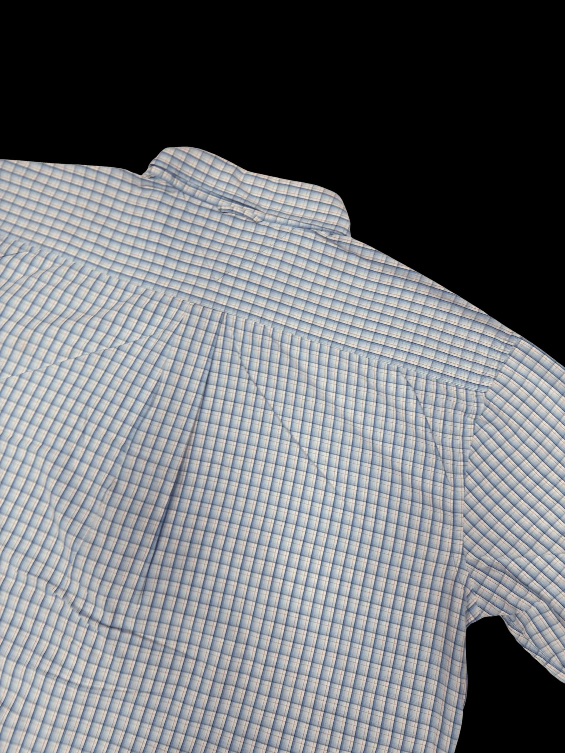 Vintage Shirt-Tommy Hilfiger Striped Shirt (Blue/White) - image 4