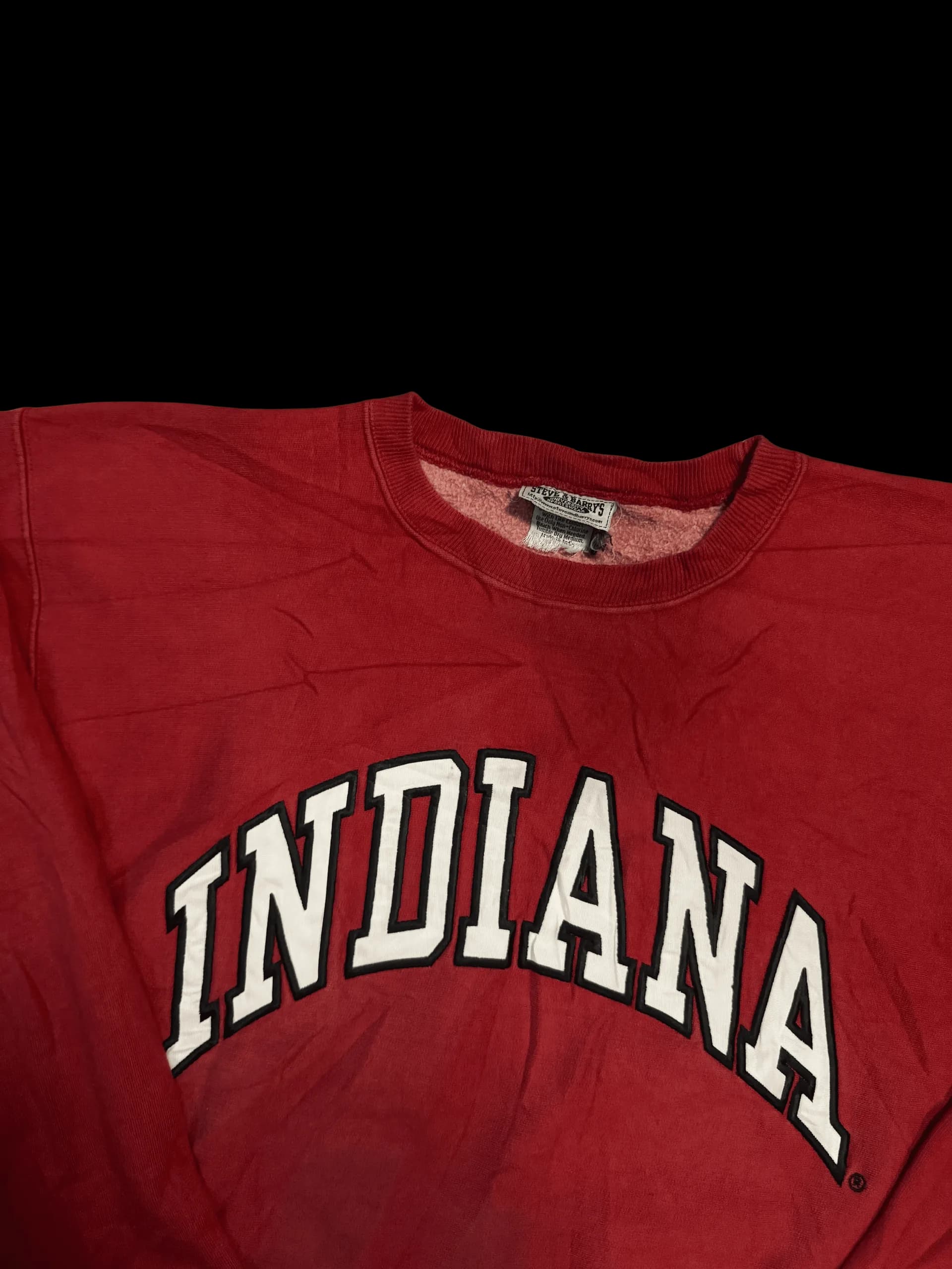 Vintage Sweatshirt-Steve & Barrys Indiana (Red) - image 2