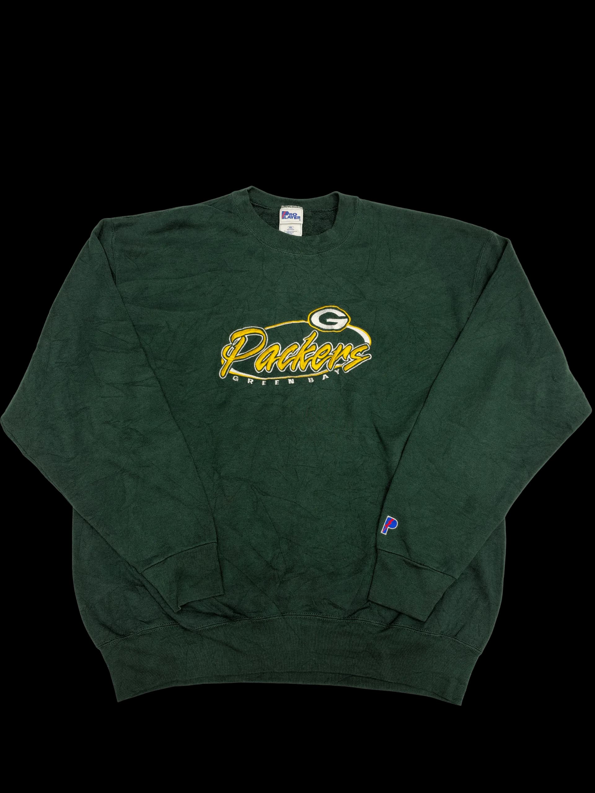 Vintage Sweatshirt-Pro Player x Green Bay Packers XXL (Dark Green) - image 1