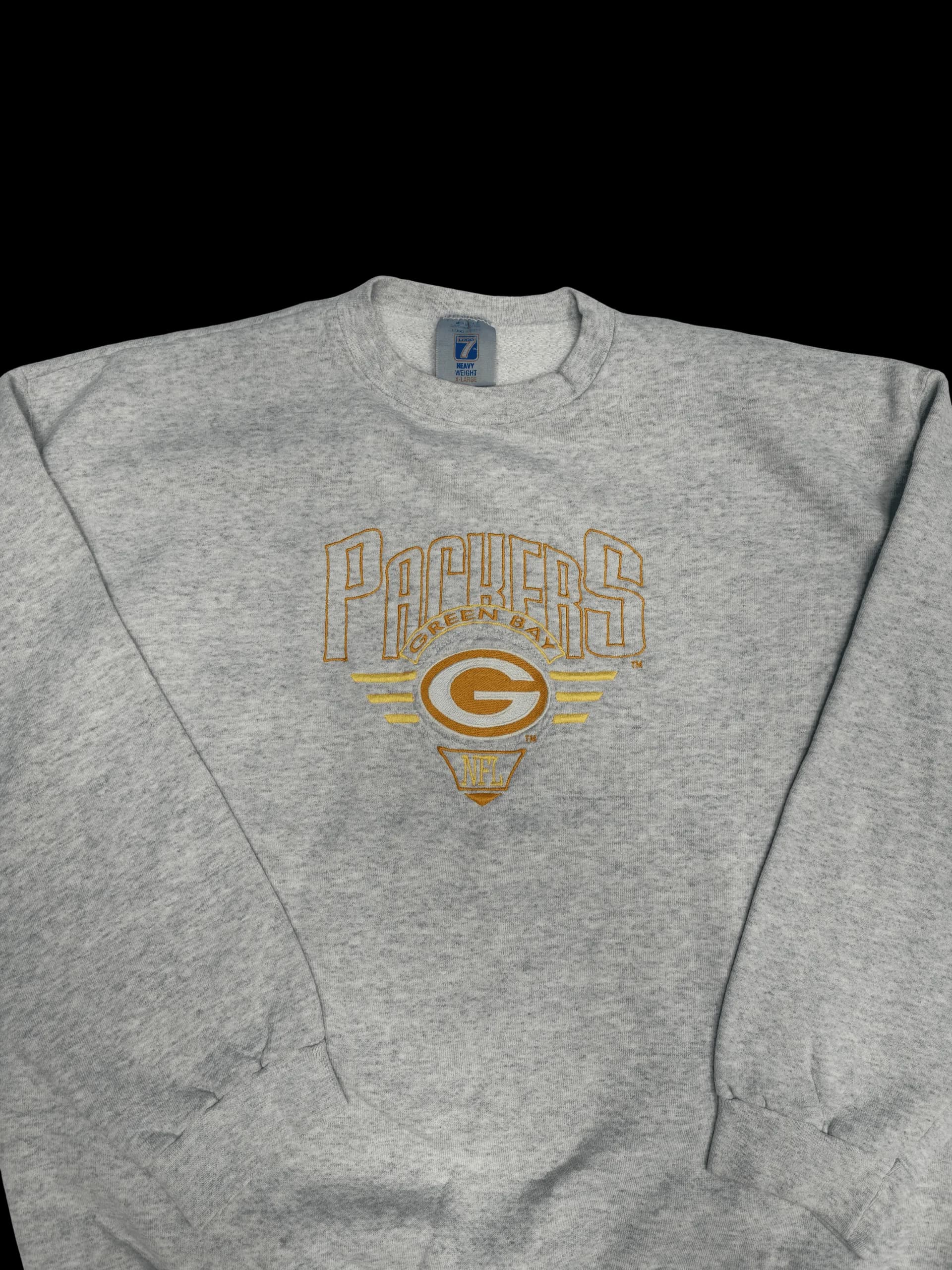 Vintage Sweatshirt- NFL Green Bay Packers XL (Grey) - image 2