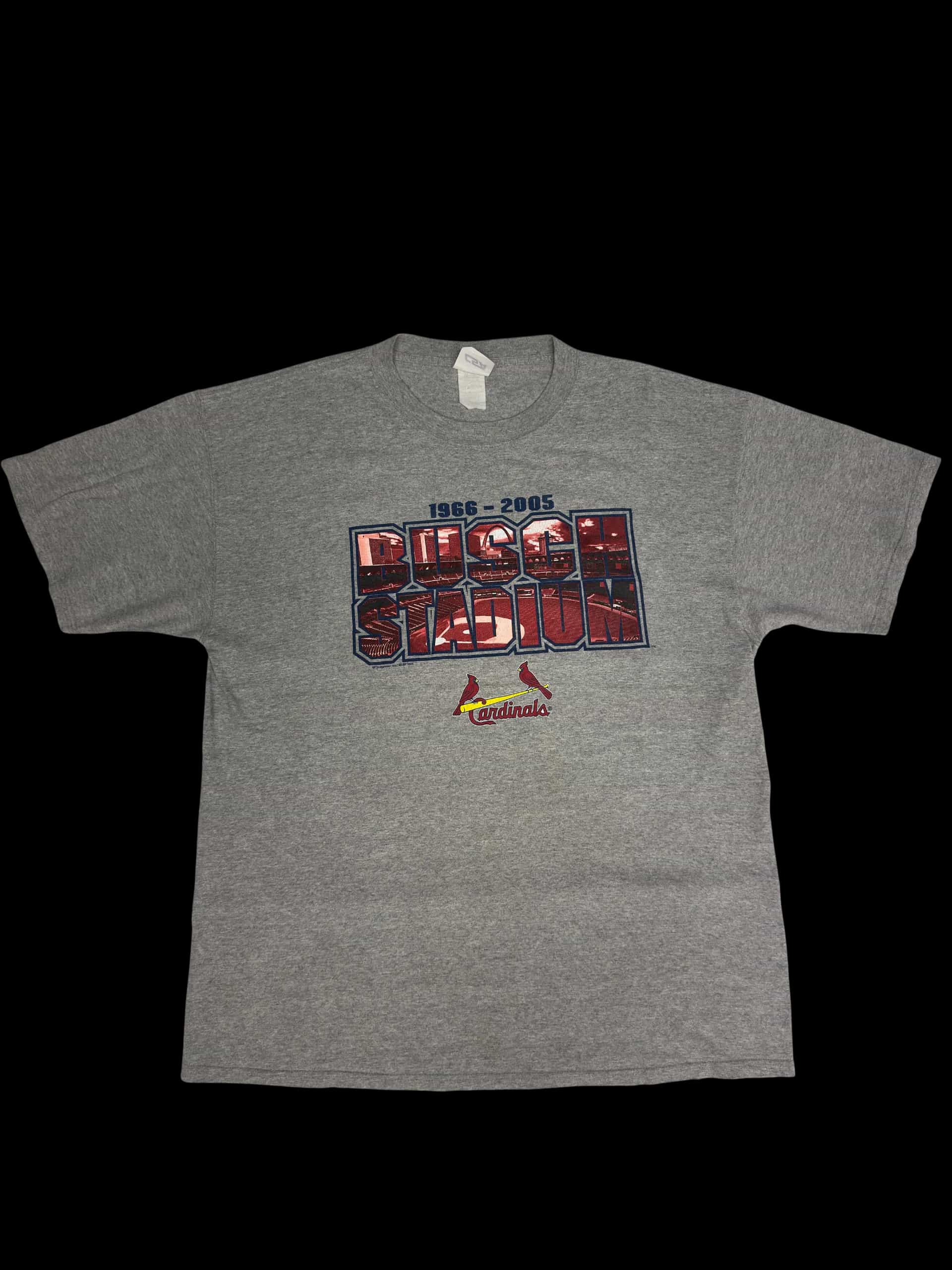 Vintage Tee-Busch Stadium (Grey)
