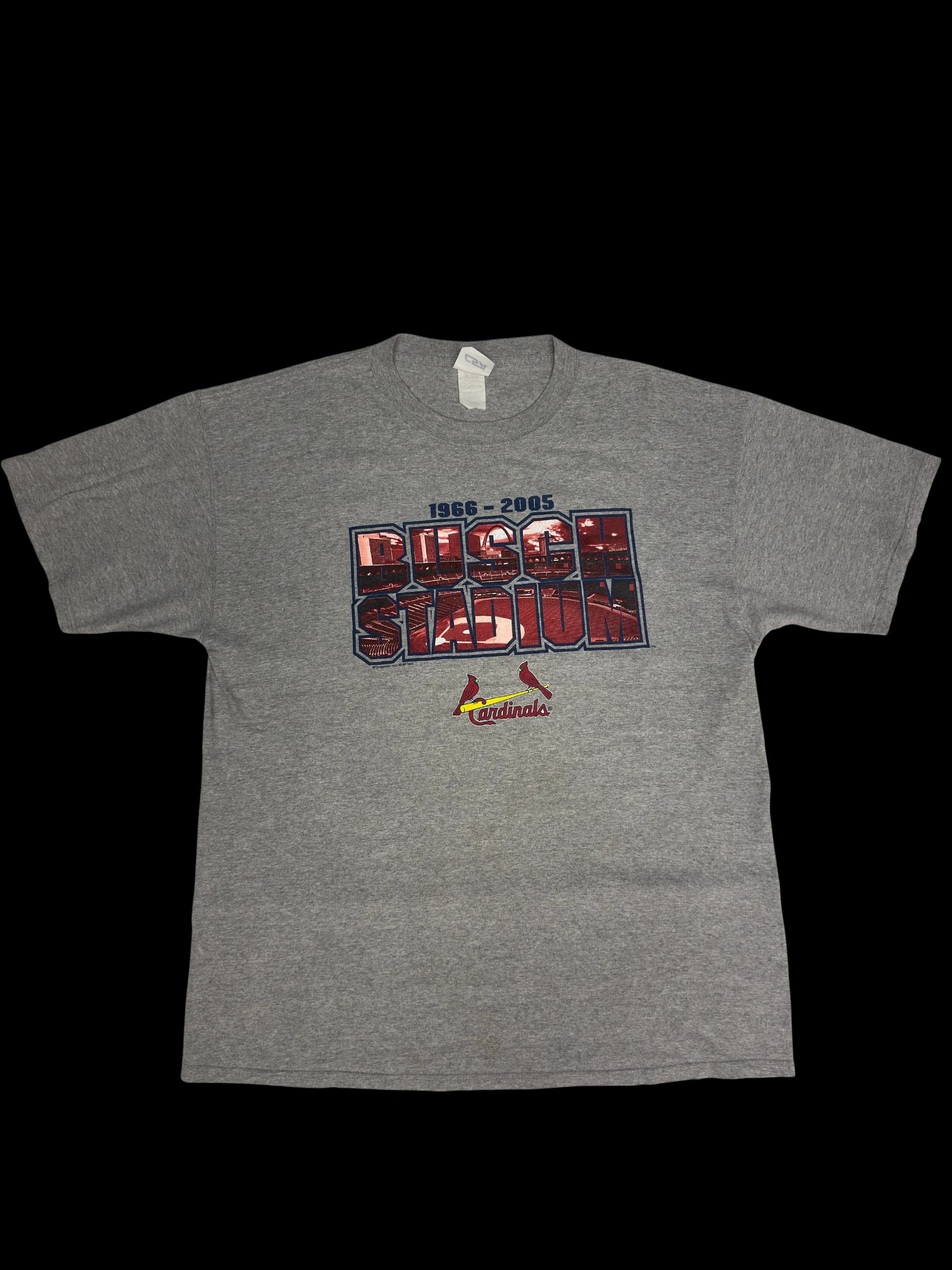 Vintage Tee-Busch Stadium (Grey) - image 1