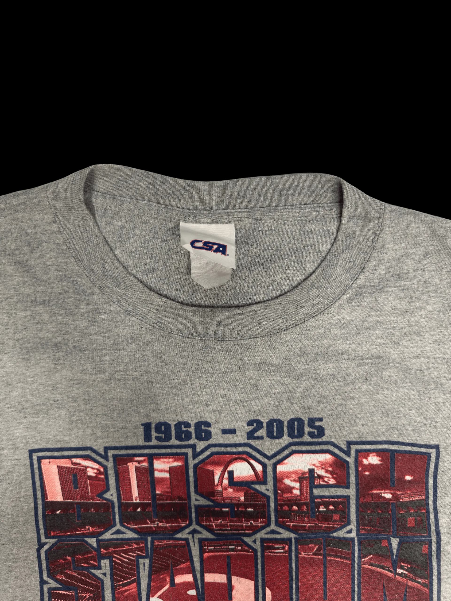 Vintage Tee-Busch Stadium (Grey) - image 2