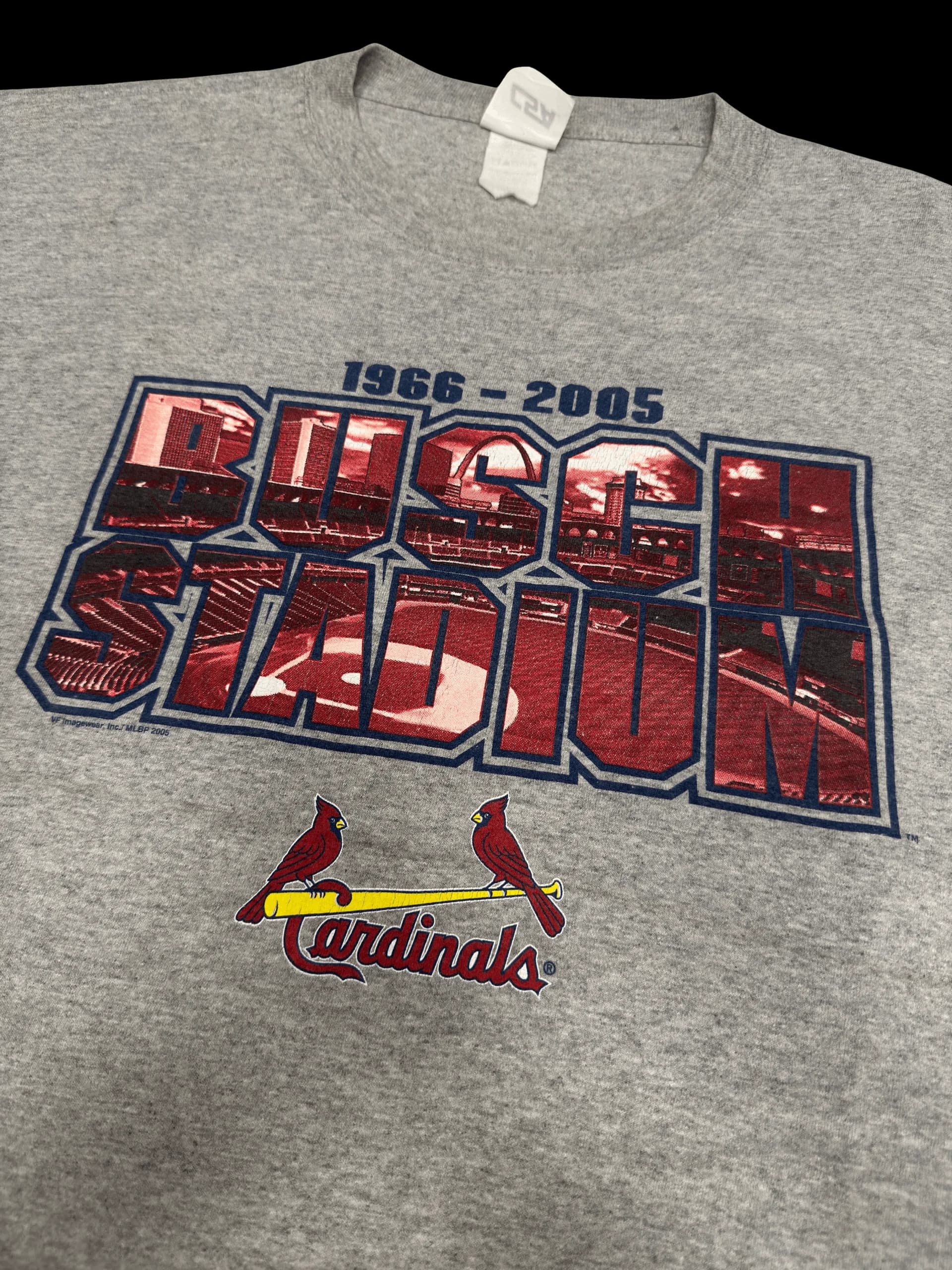 Vintage Tee-Busch Stadium (Grey) - image 3