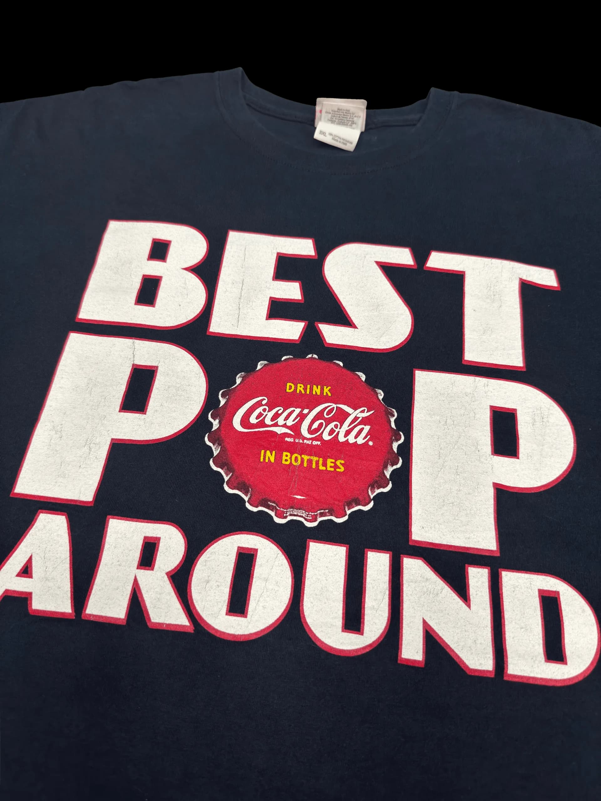 Vintage Tee-Coca Cola 3XL (Navy) - image 3