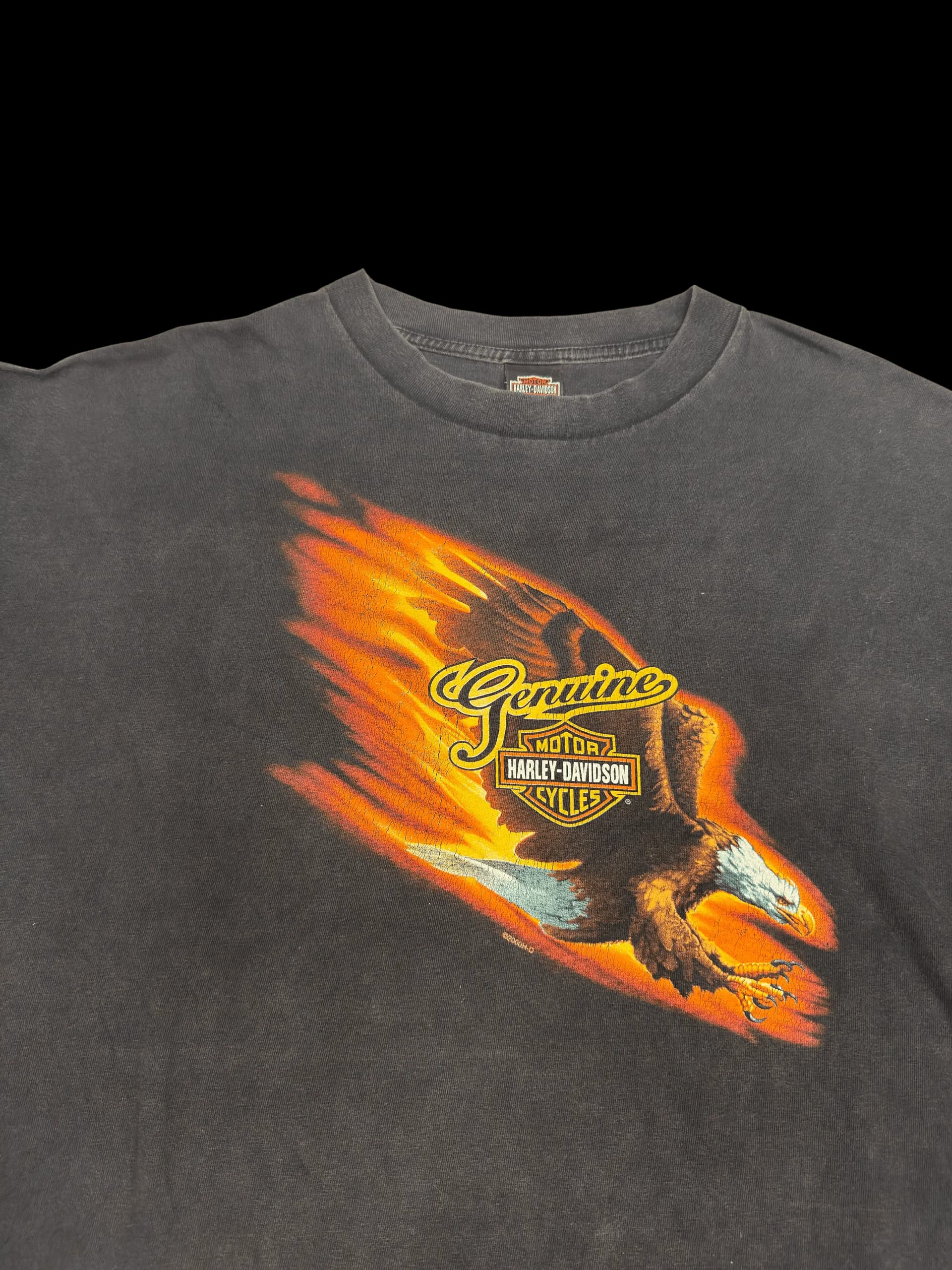 Vintage Tee-Harley Davidson 3XL(Black) - image 3
