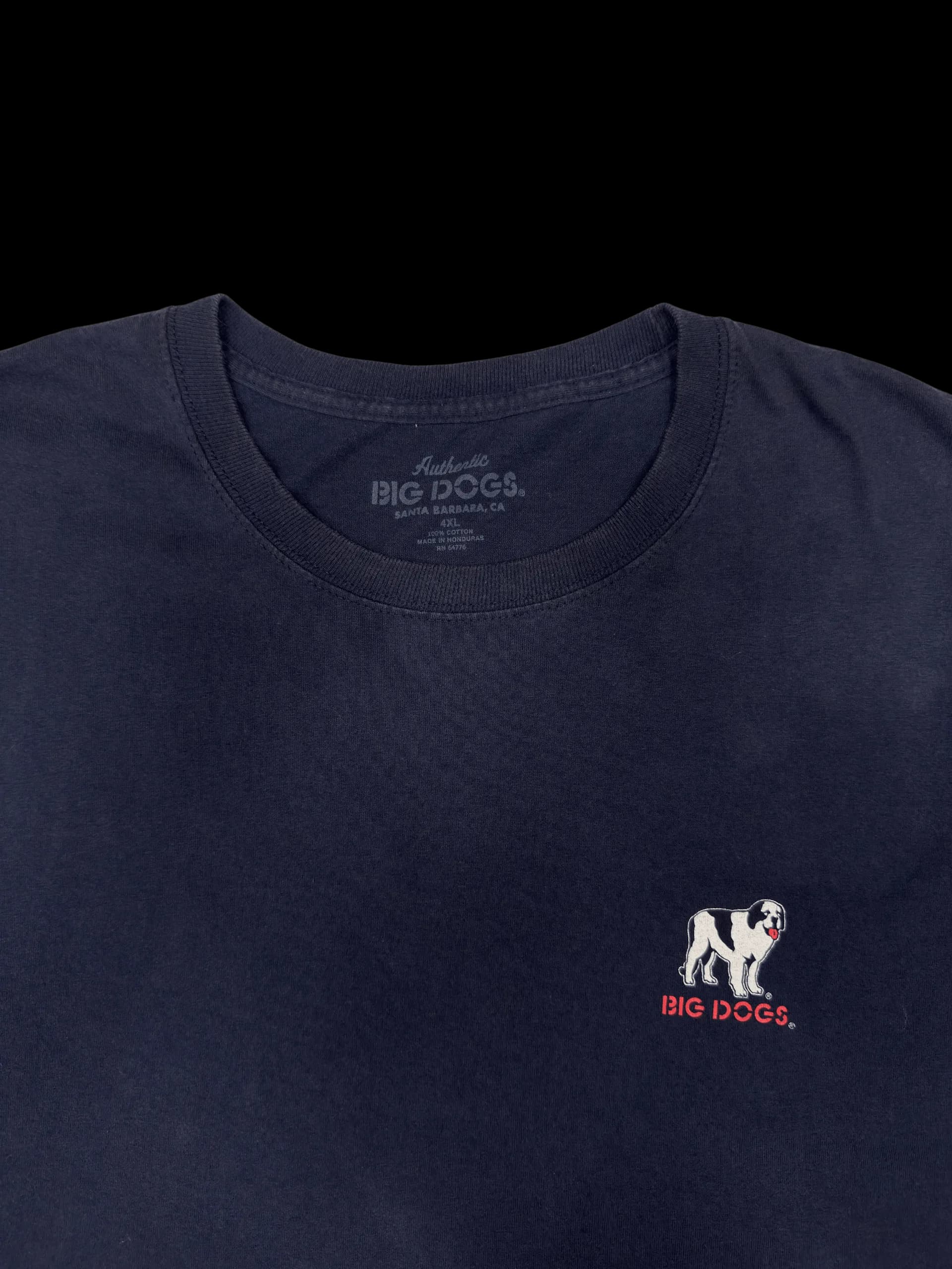 Vintage Tee-Big Dog 4XL (Navy) - image 4