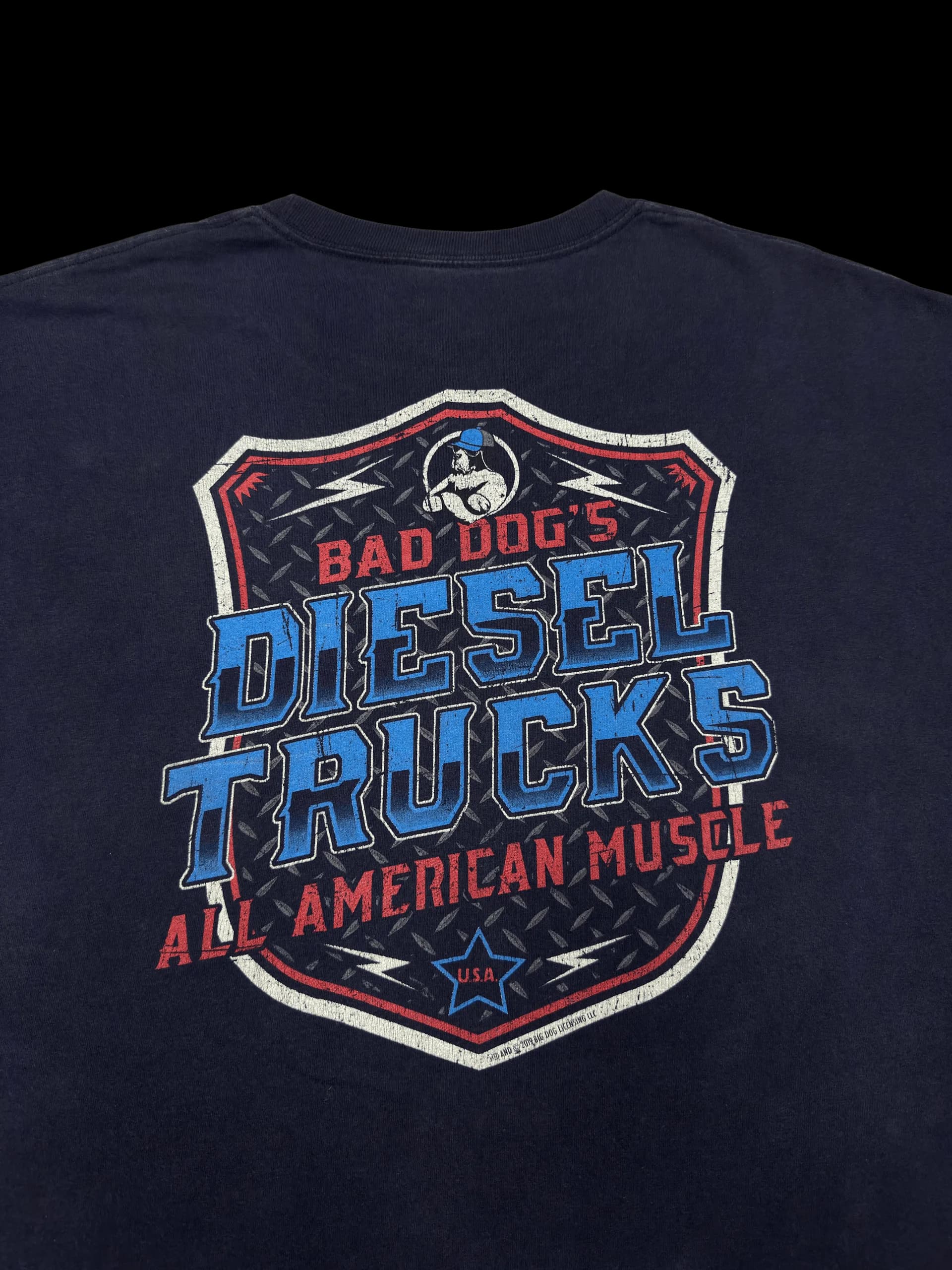 Vintage Tee-Big Dog 4XL (Navy) - image 3