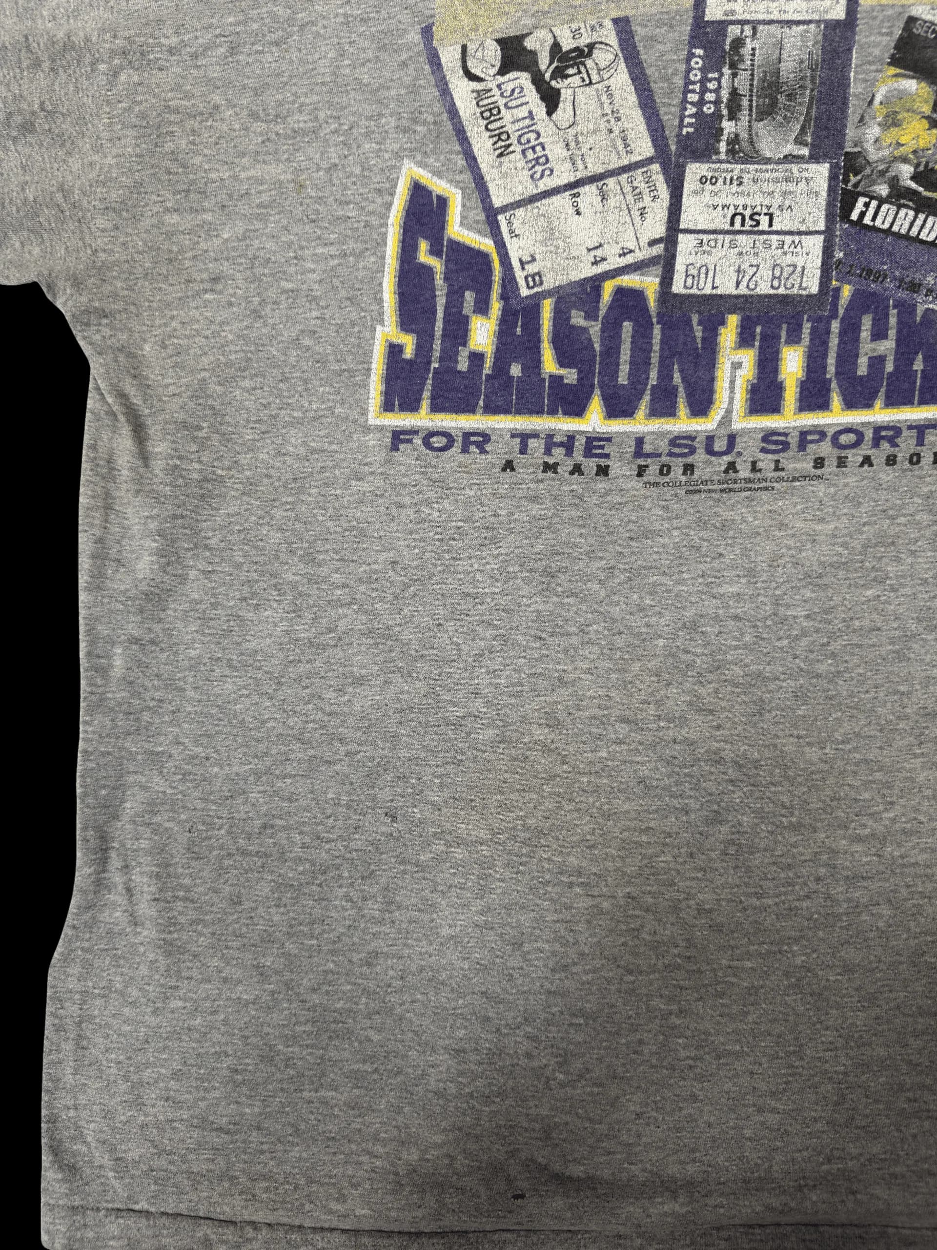 Vintage Tee-LSU Tigers (Grey) - image 4