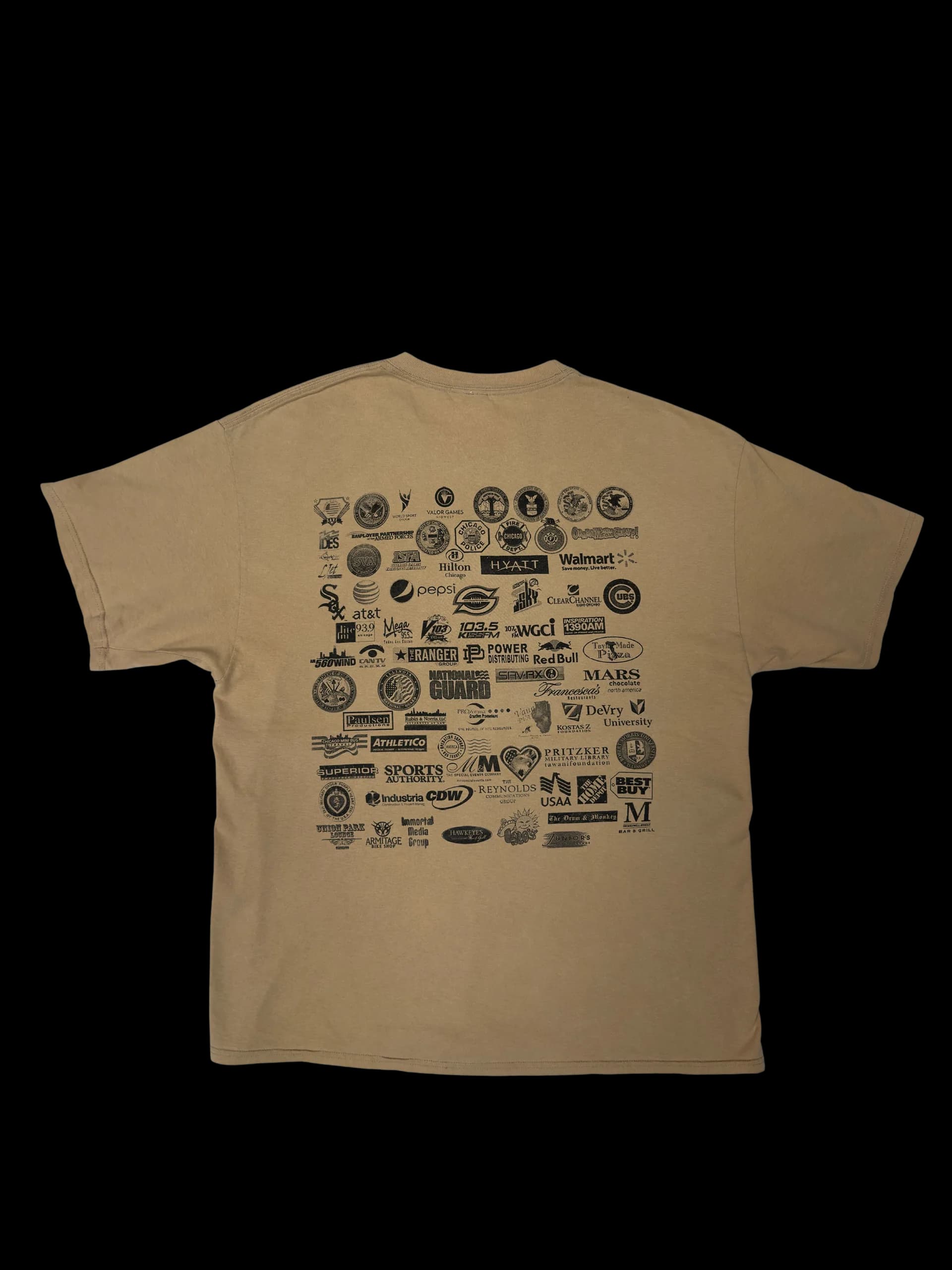 Vintage Tee-Soldier Field-Chicago (Brown) - image 6