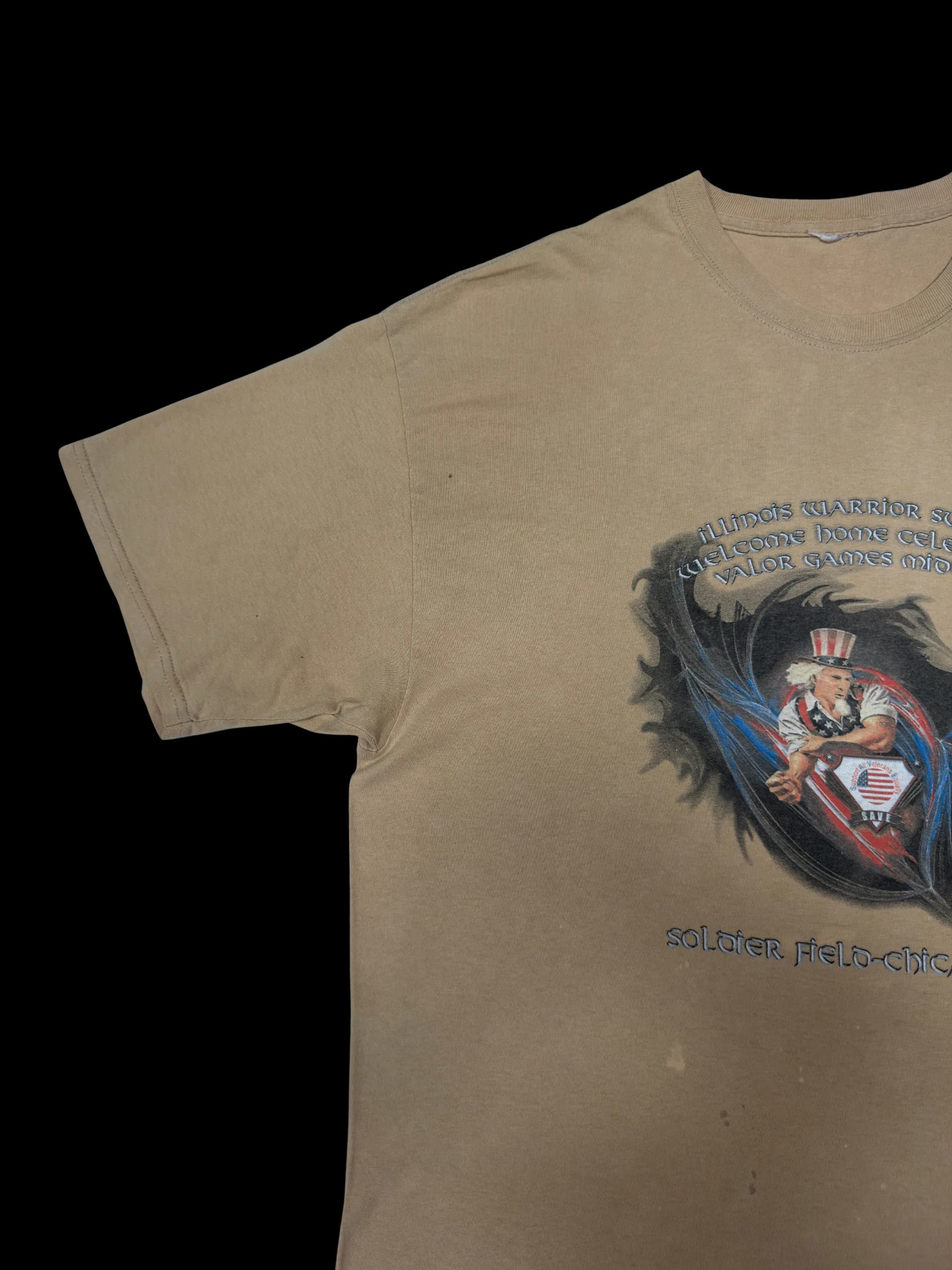 Vintage Tee-Soldier Field-Chicago (Brown) - image 2