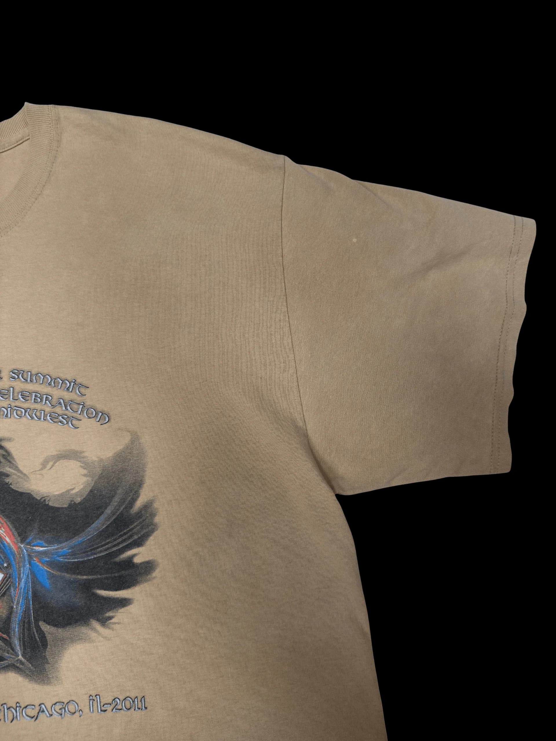 Vintage Tee-Soldier Field-Chicago (Brown) - image 5