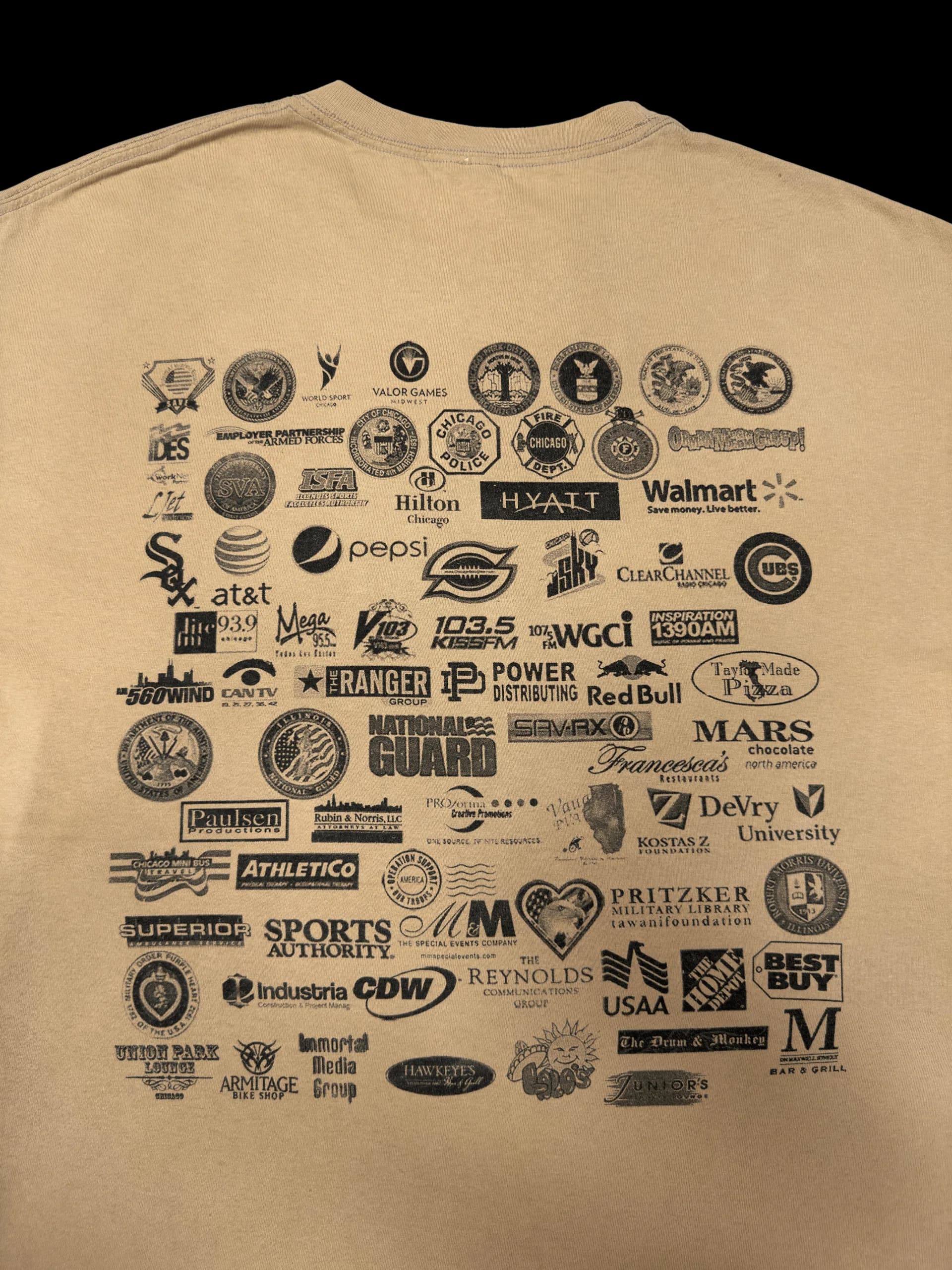 Vintage Tee-Soldier Field-Chicago (Brown) - image 7