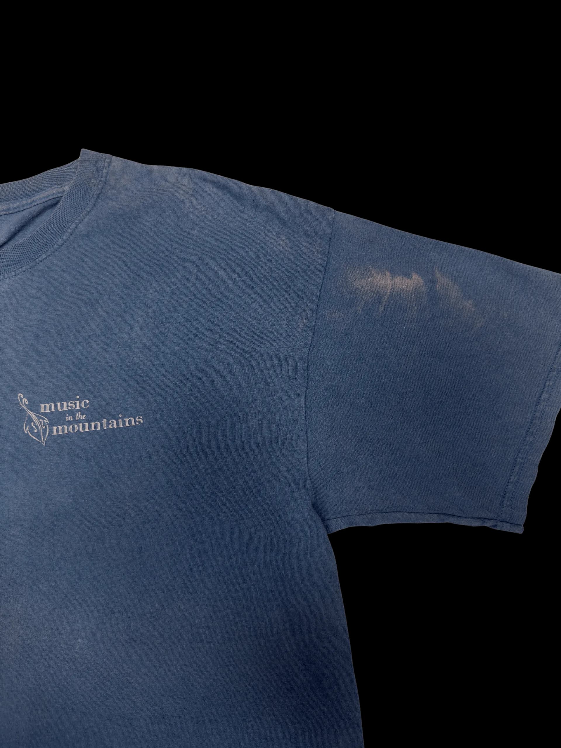 Vintage Tee-Music In The Mountains XL (Blue) - image 4