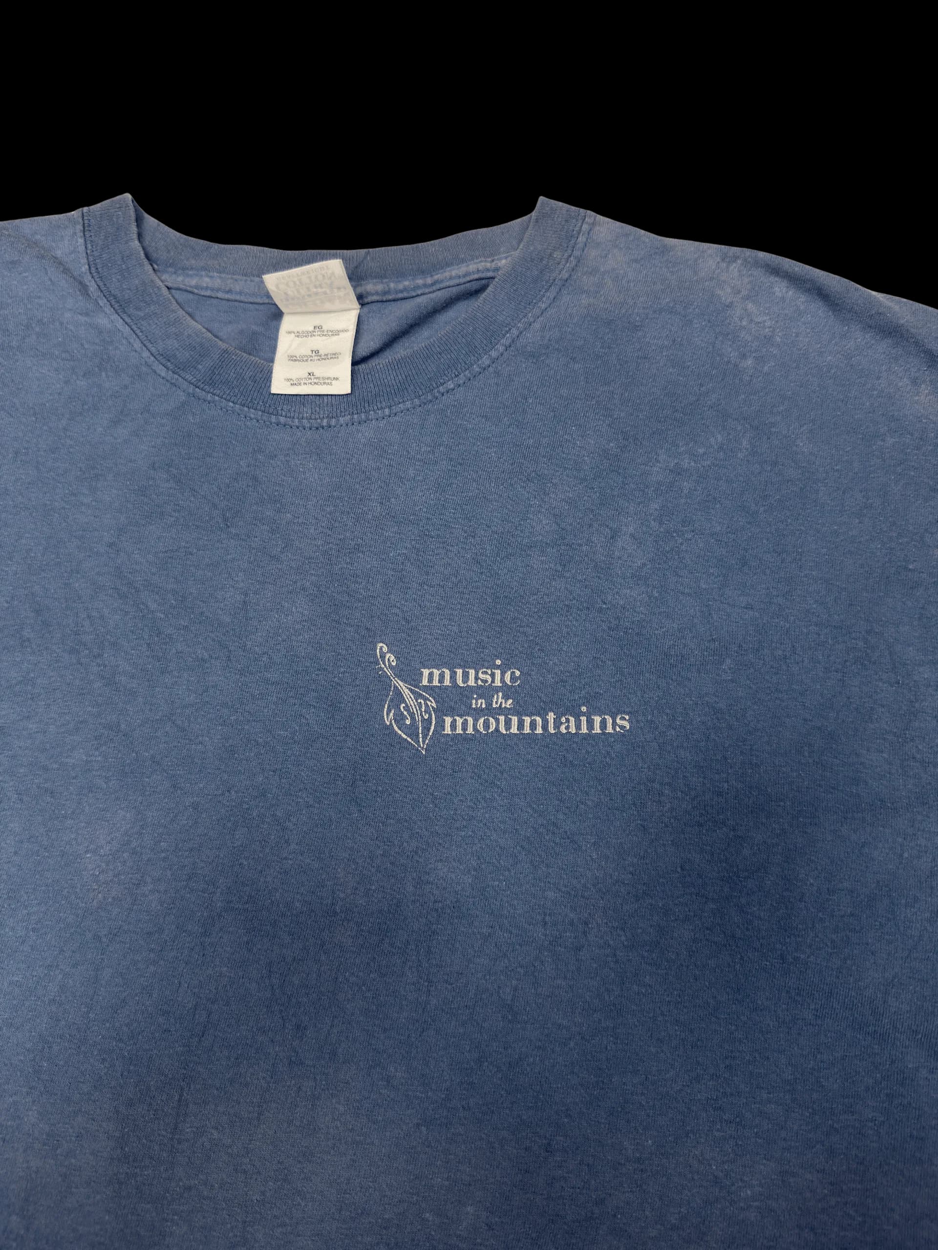 Vintage Tee-Music In The Mountains XL (Blue) - image 3