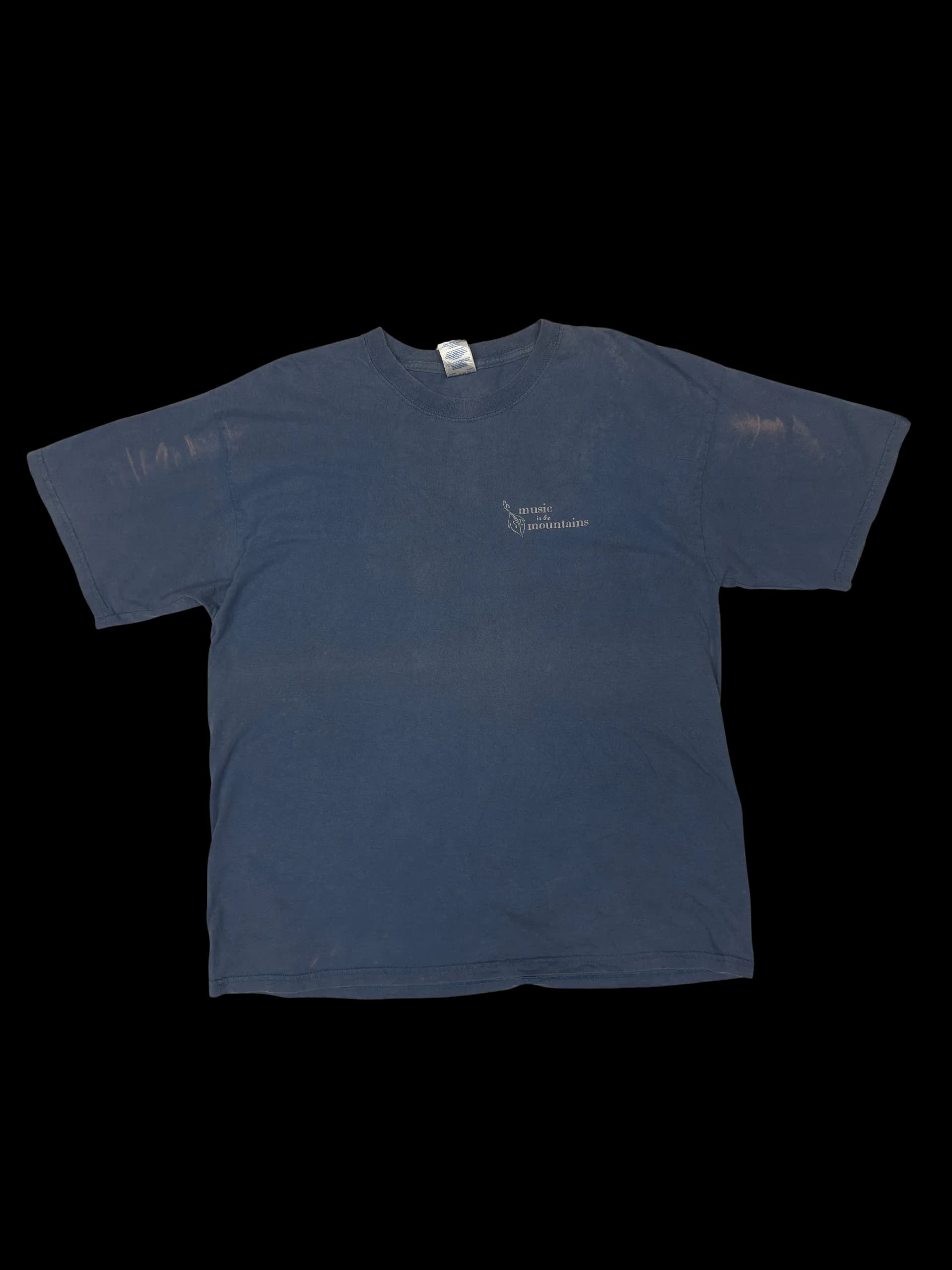 Vintage Tee-Music In The Mountains XL (Blue) - image 2