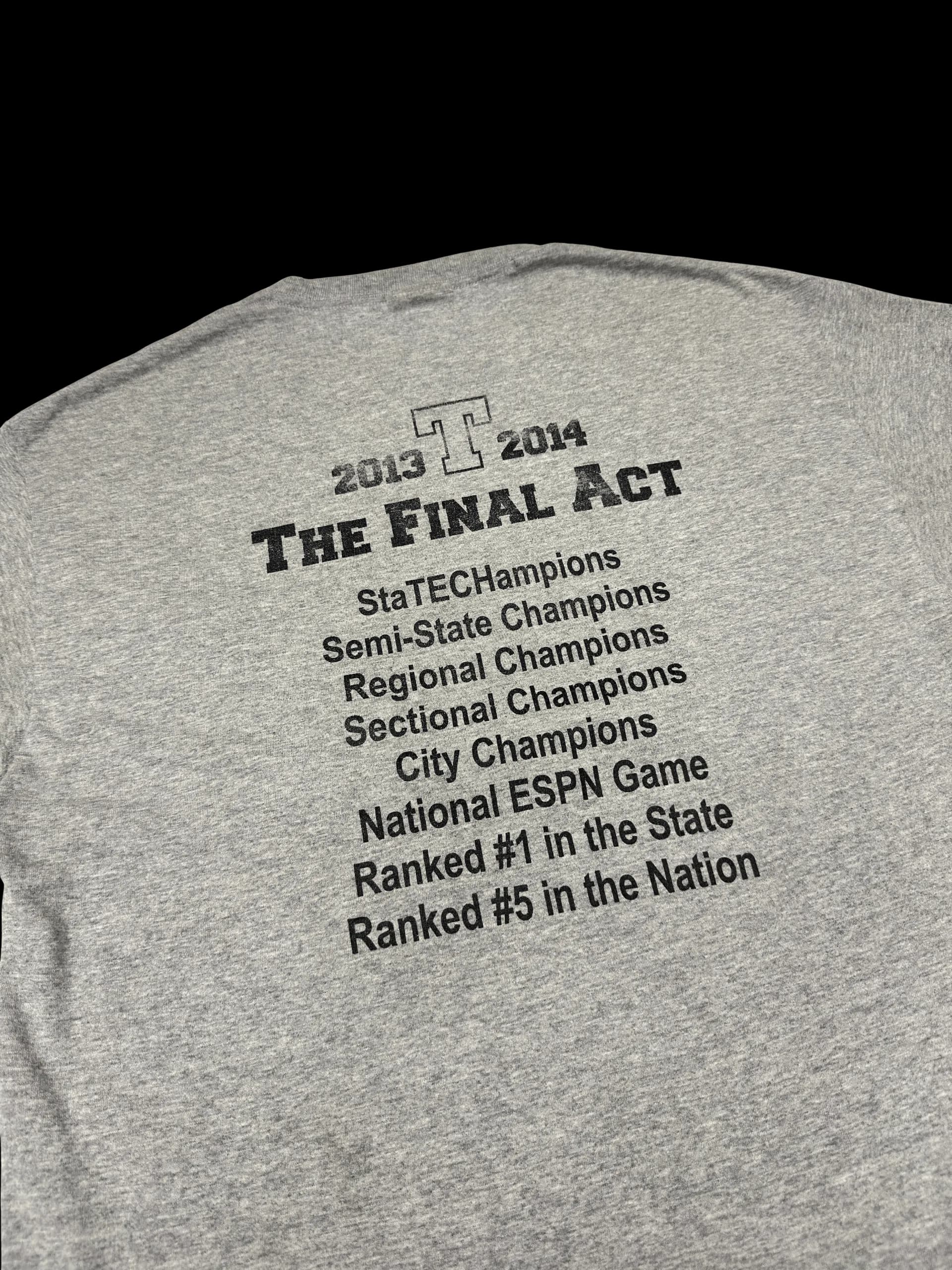 Vintage Tee-Arsenal Tech Champs (Grey) - image 4