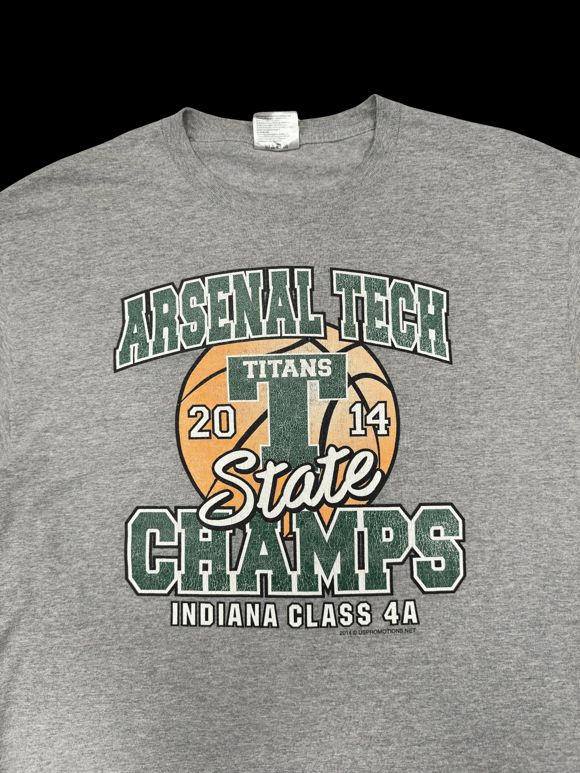 Vintage Tee-Arsenal Tech Champs (Grey) - image 2