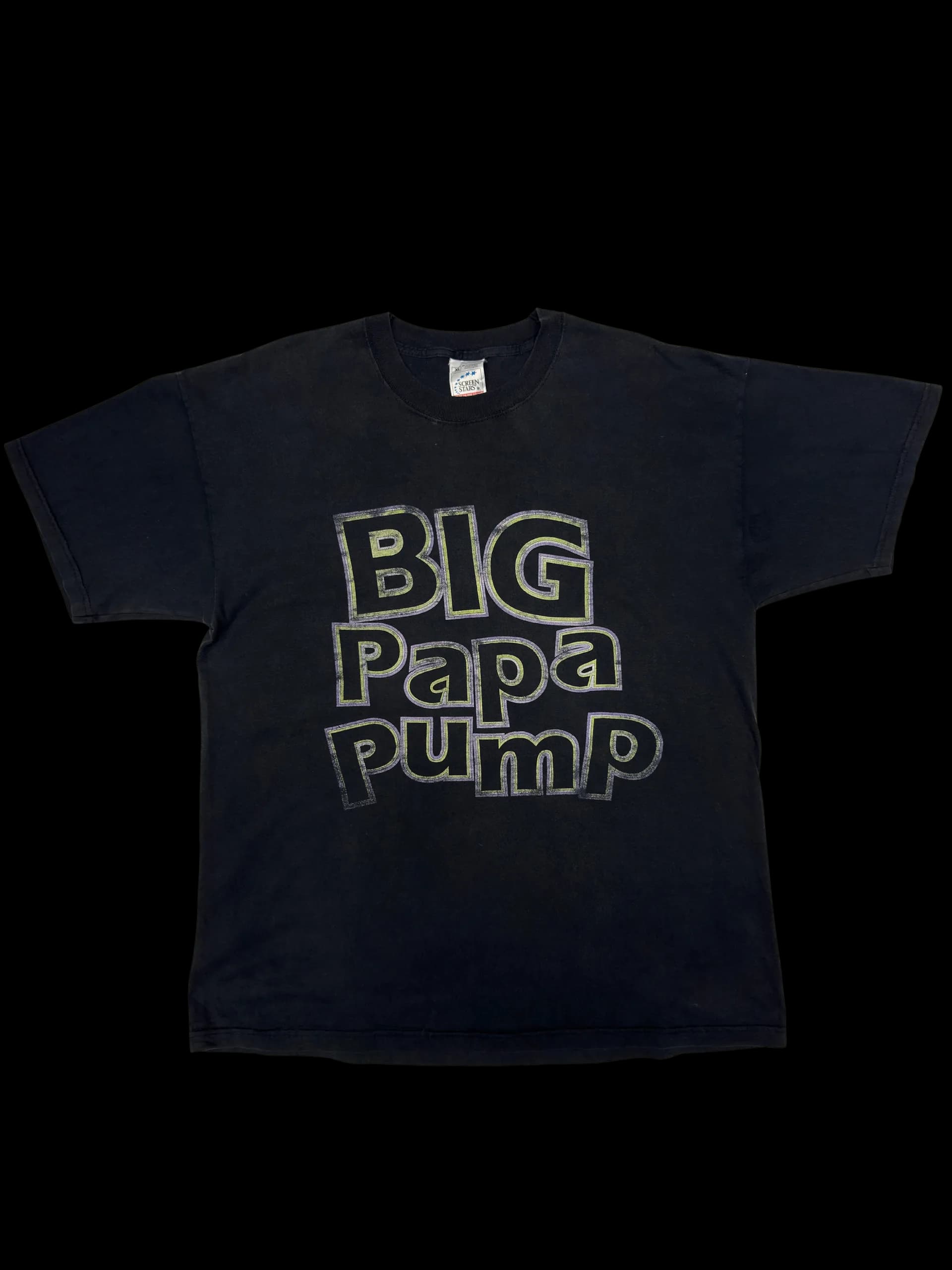 Vintage Tee-Big Papa Pump XL (Black) - image 1