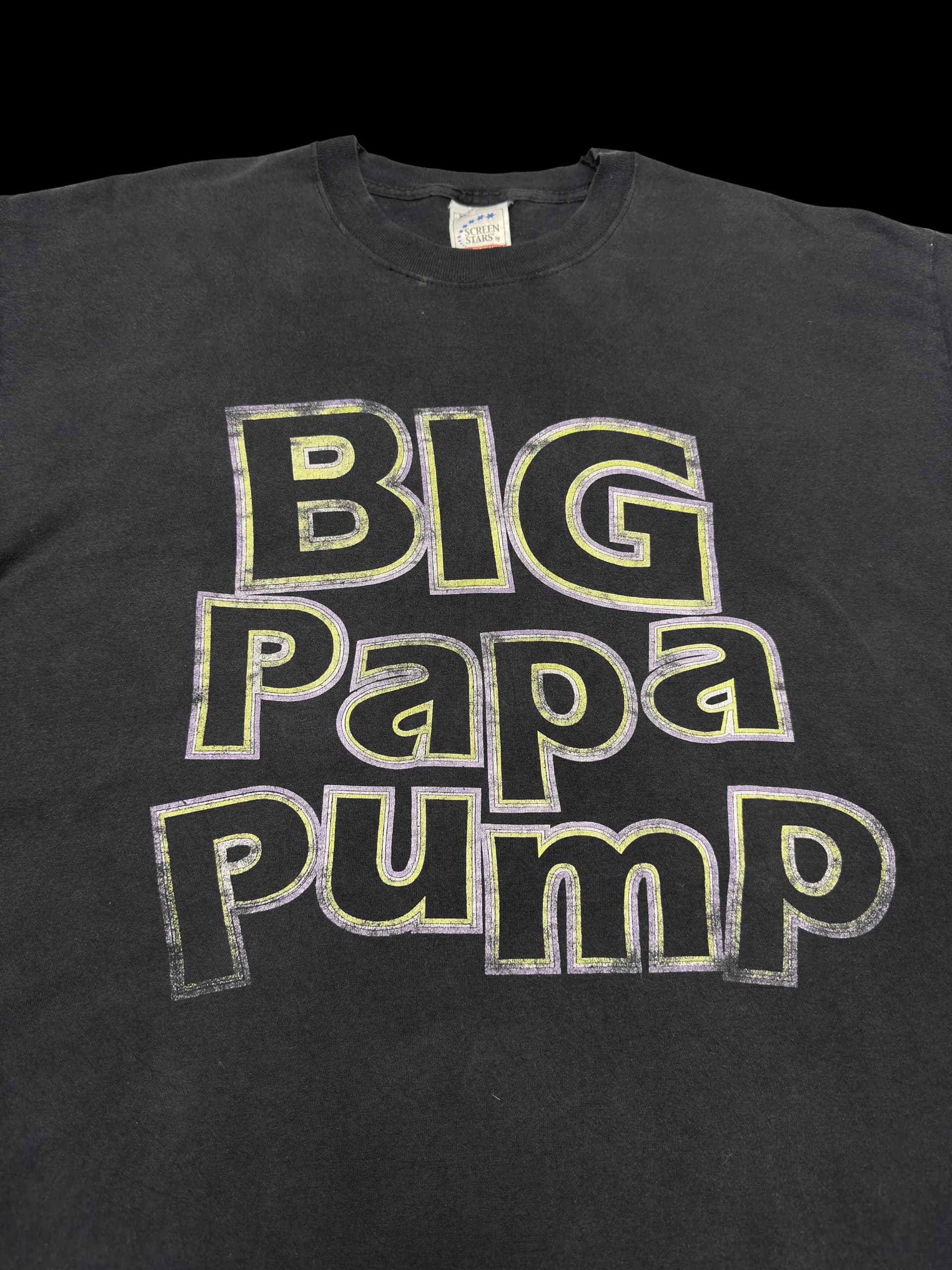 Vintage Tee-Big Papa Pump XL (Black) - image 2
