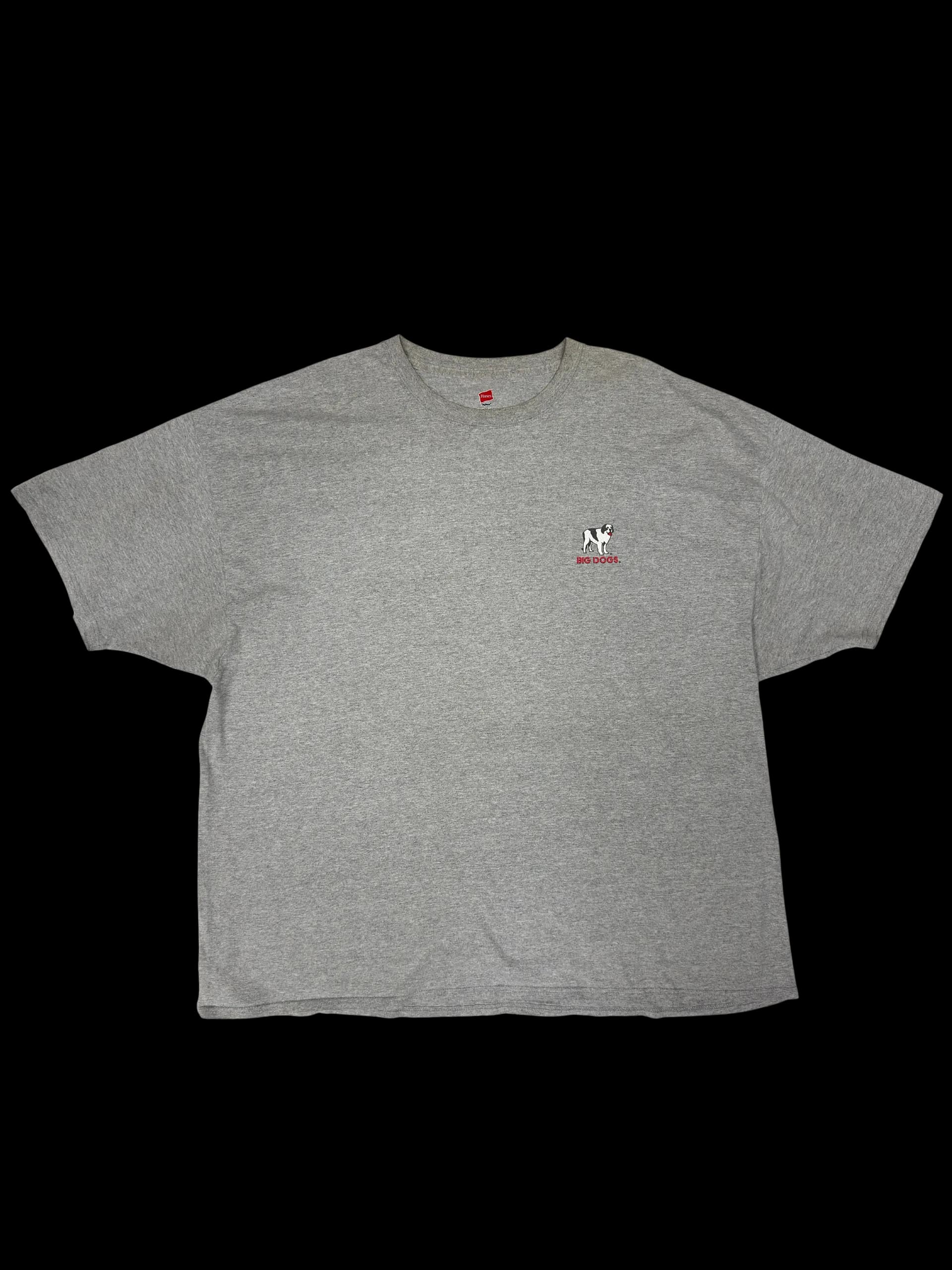 Vintage Tee-Big Dog Nice Bass 4XL (Grey) - image 2