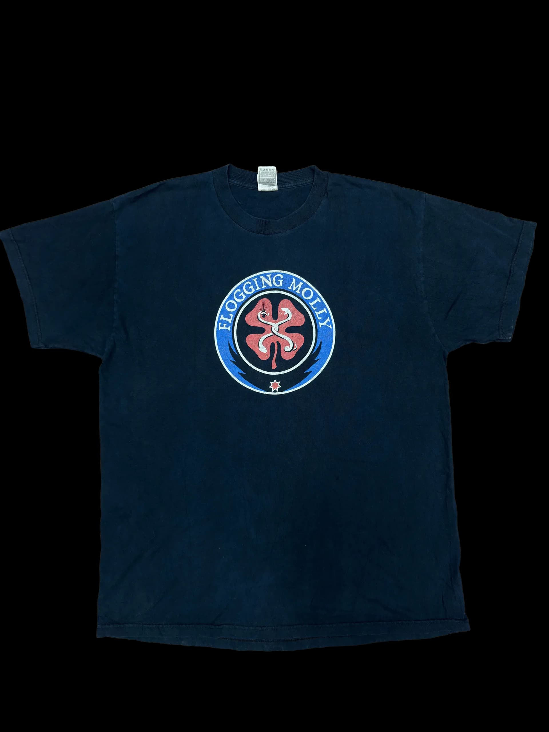Vintage Tee-Flogging Molly XL (Black) - image 1
