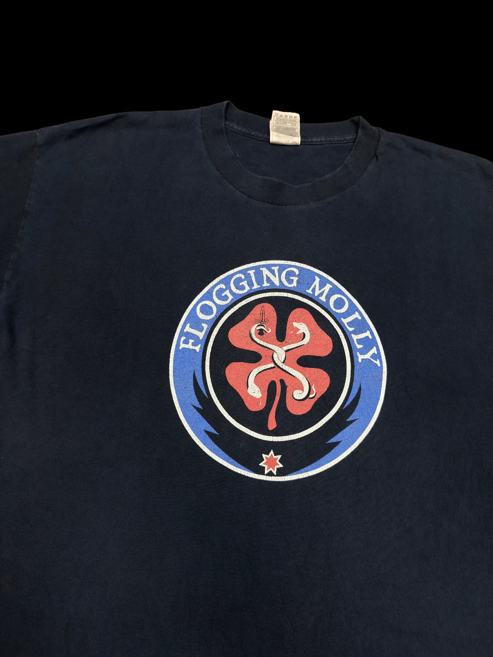 Vintage Tee-Flogging Molly XL (Black) - image 2