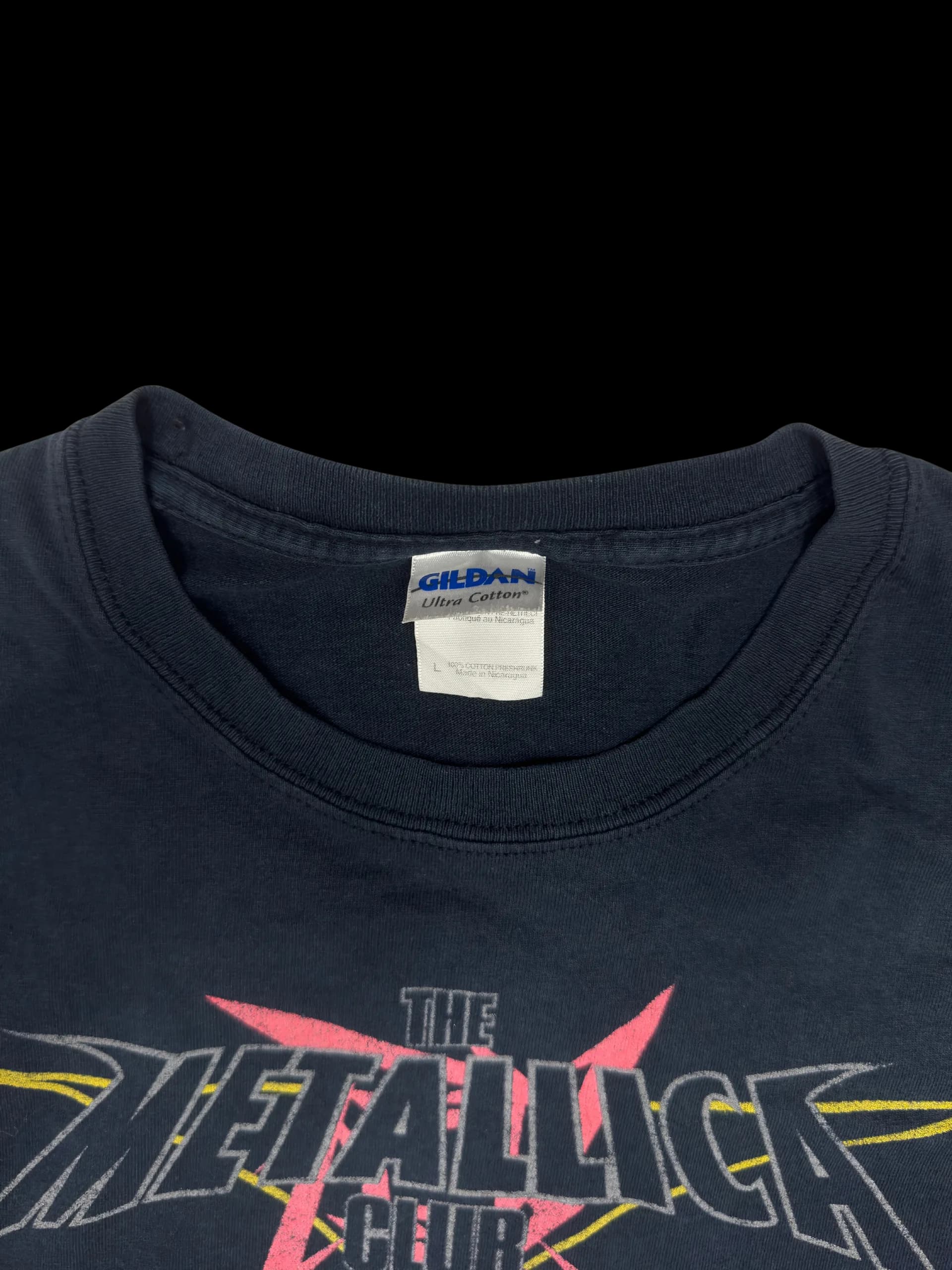 Vintage Tee-The Metallica Club L (Black) - image 3