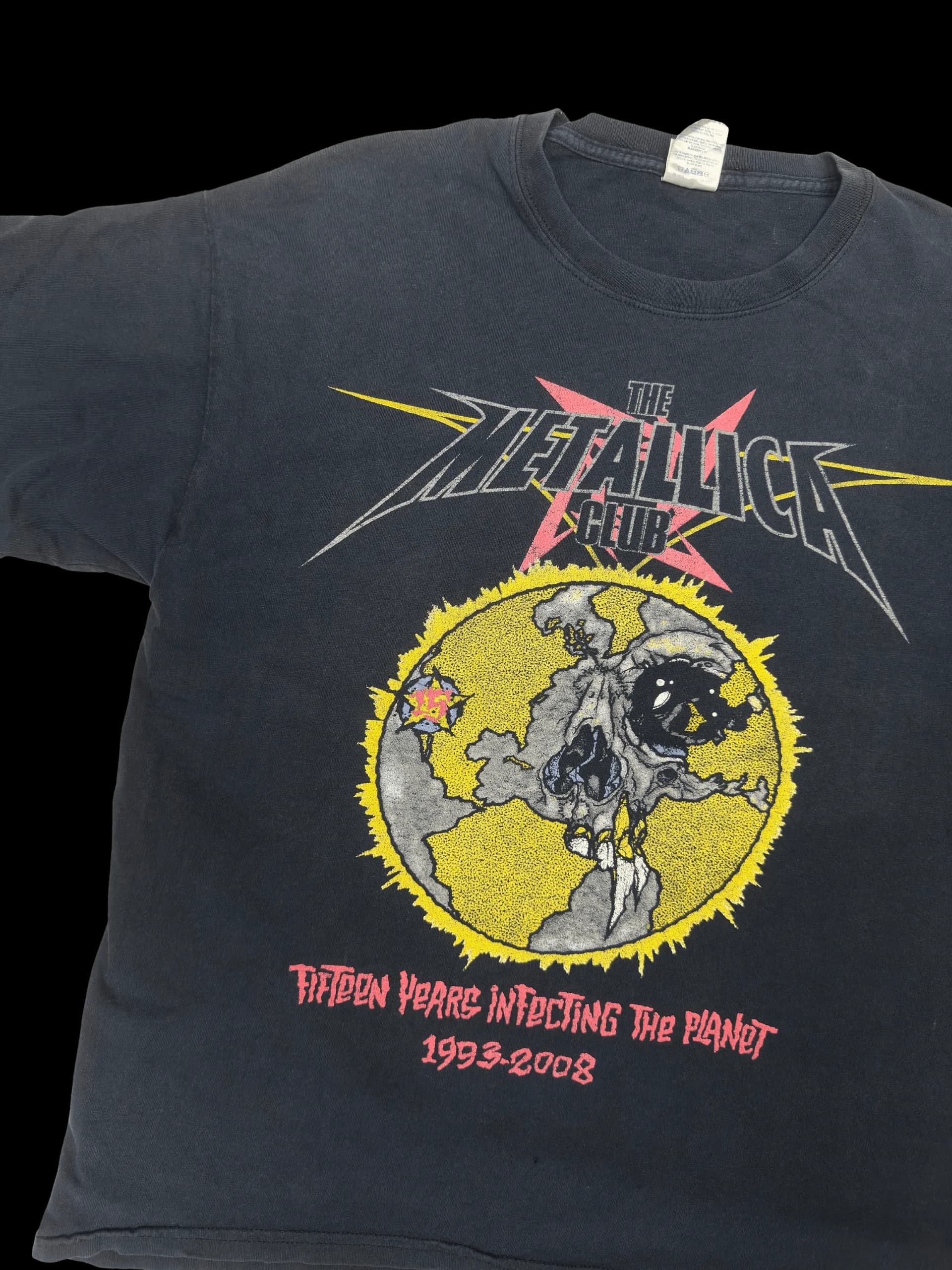 Vintage Tee-The Metallica Club L (Black) - image 2