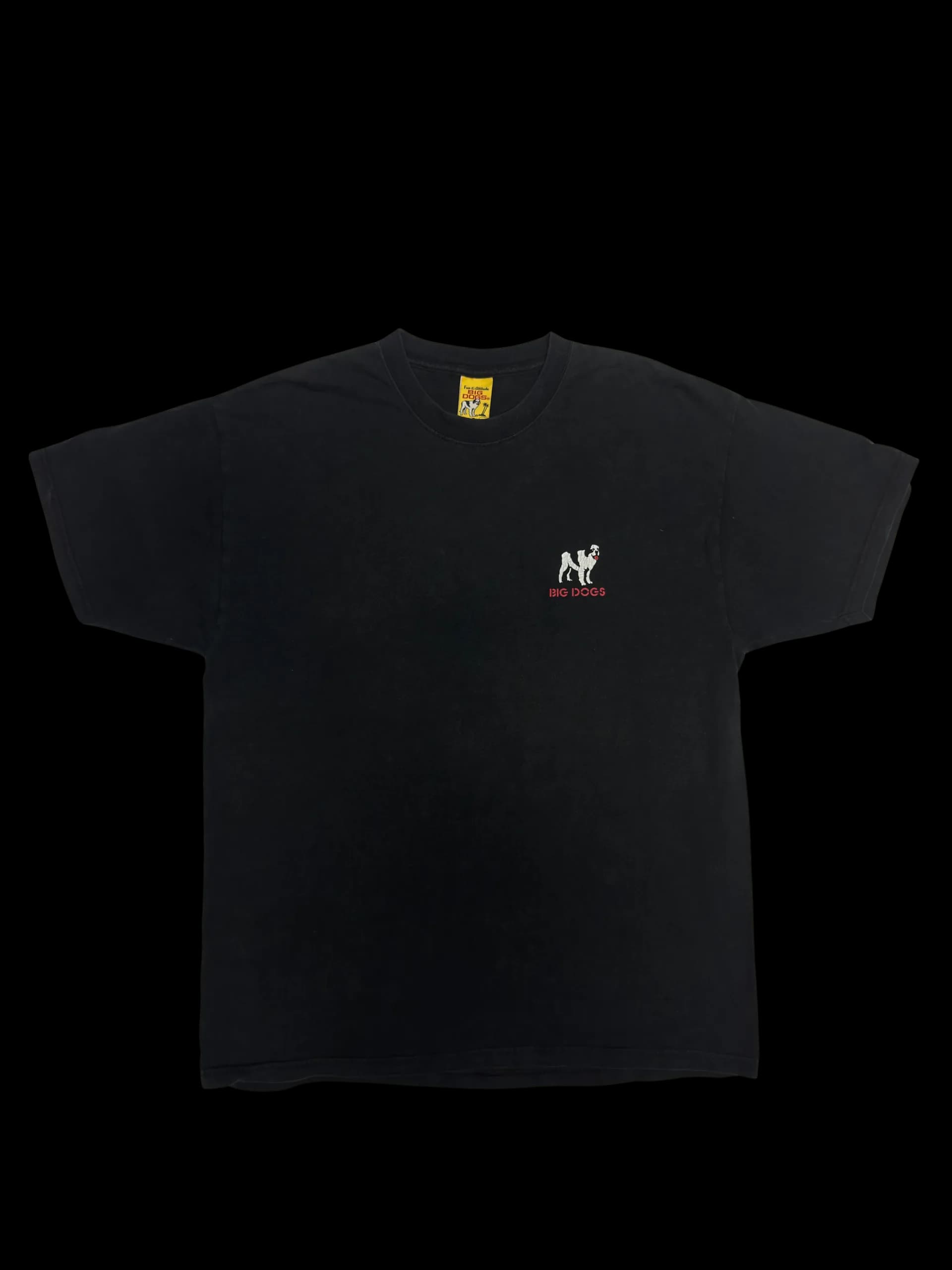 Vintage Tee-Big Dogs Live To Ride Ride To Live (Black) - image 3
