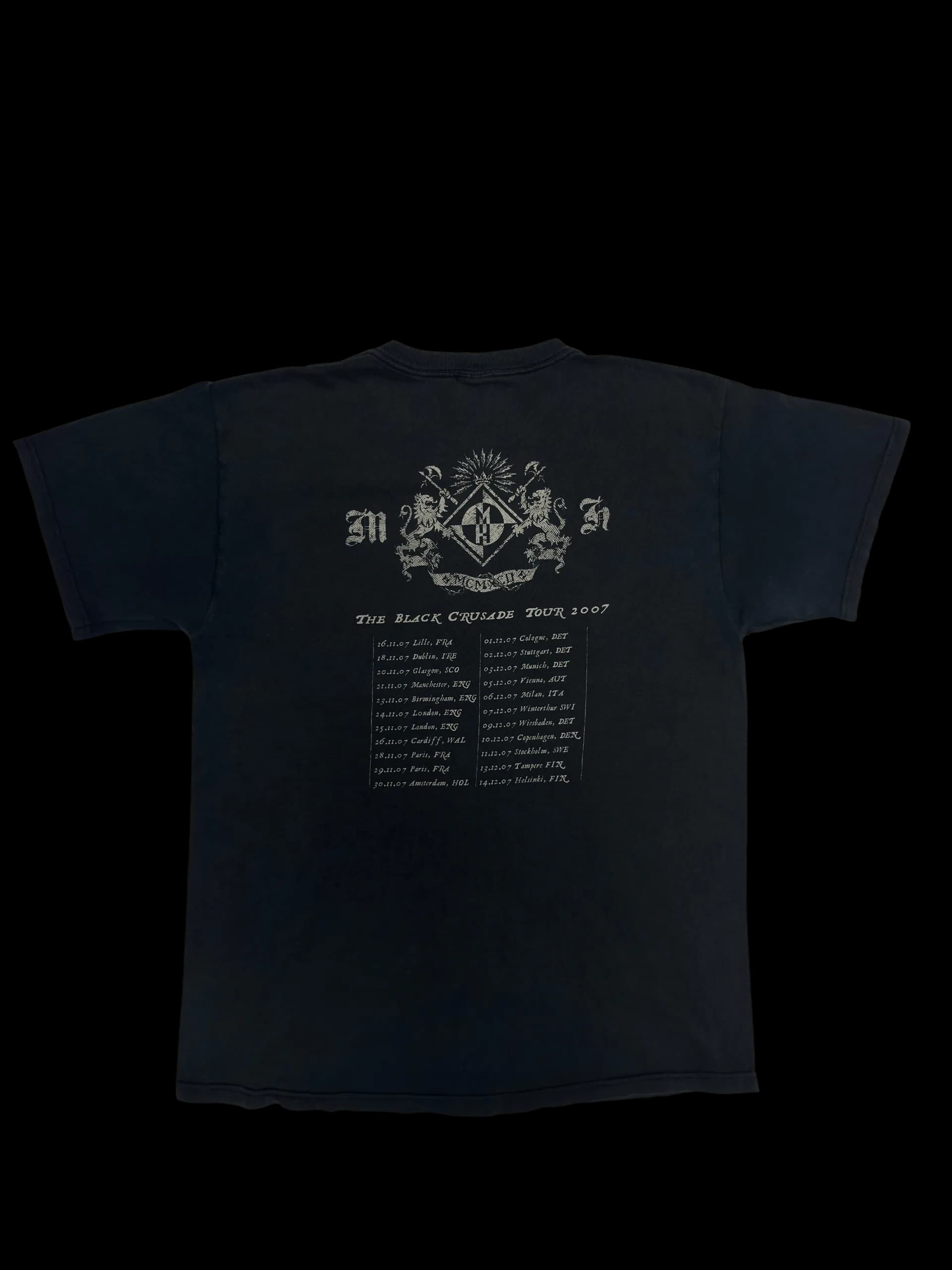 Vintage Tee-Machine Head L (Black) - image 3