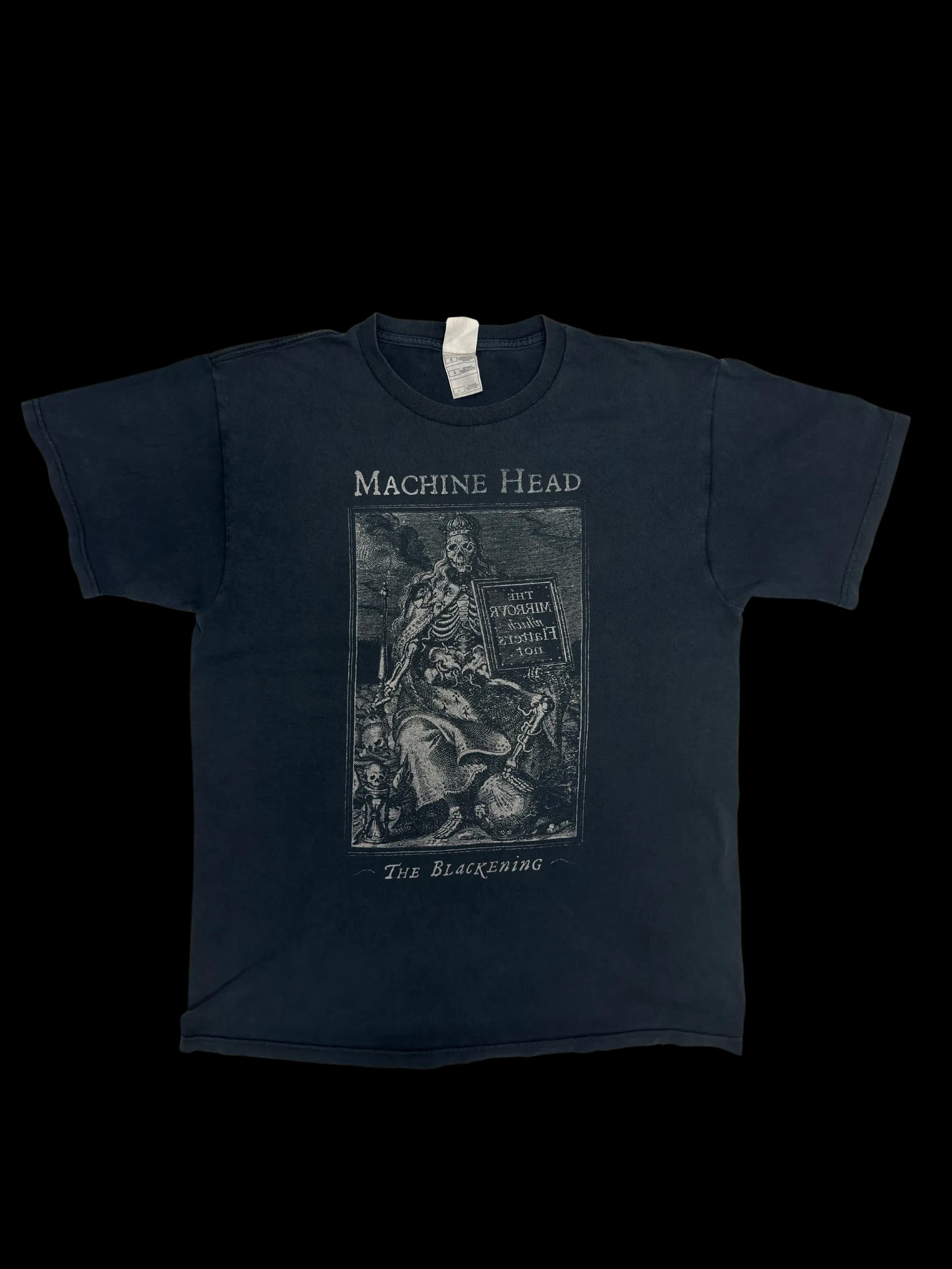 Vintage Tee-Machine Head L (Black) - image 1