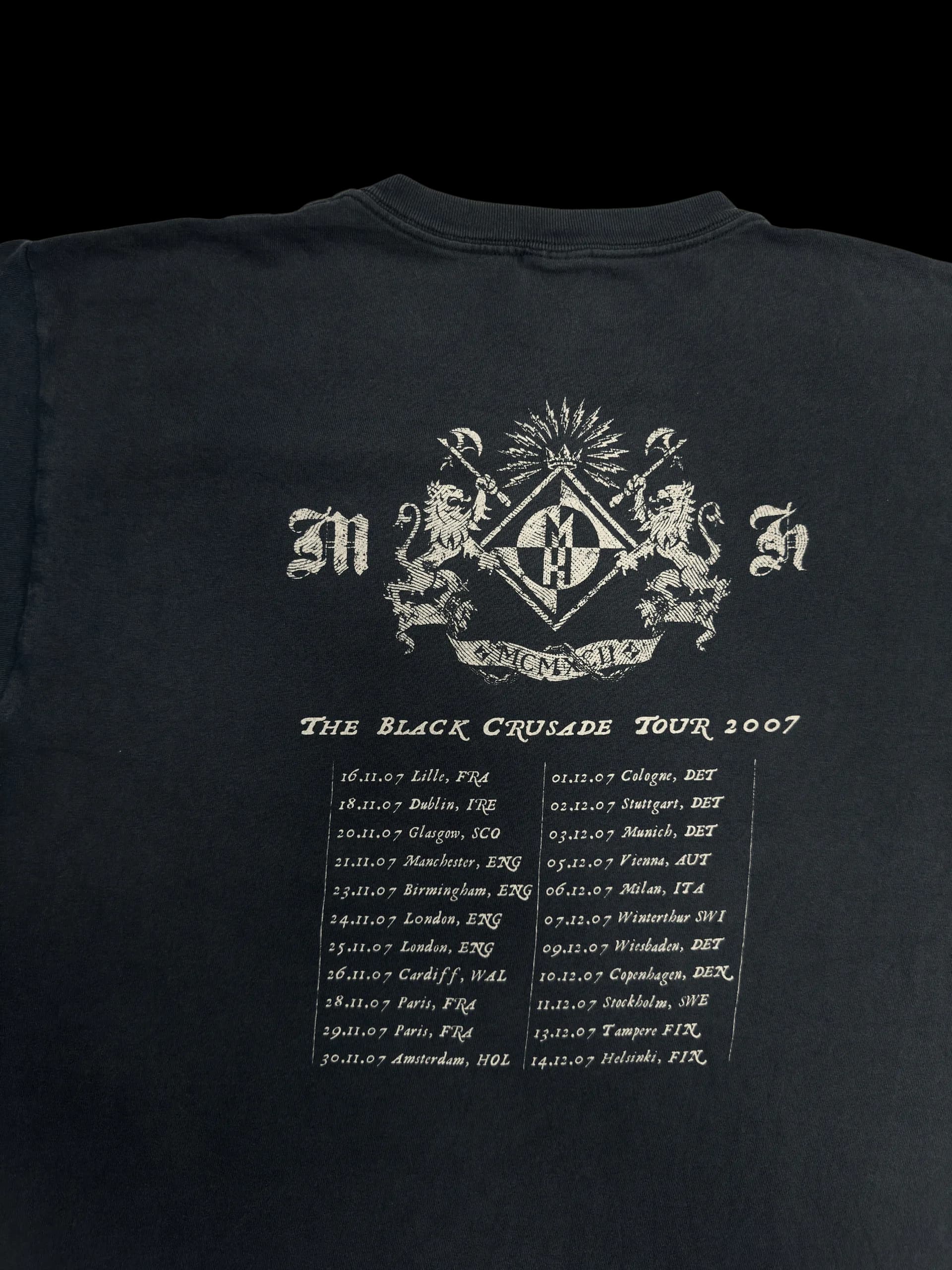 Vintage Tee-Machine Head L (Black) - image 4