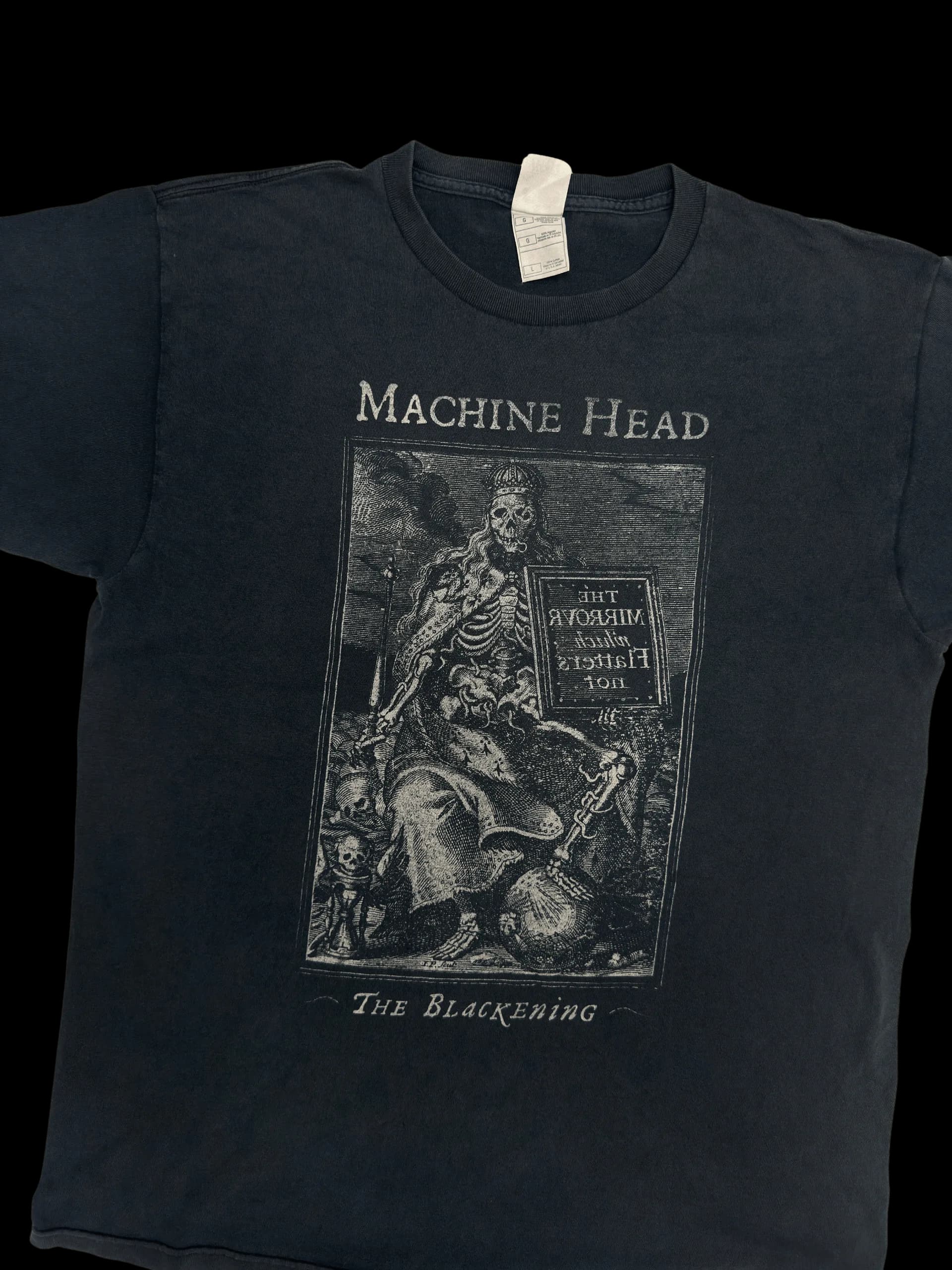 Vintage Tee-Machine Head L (Black) - image 2