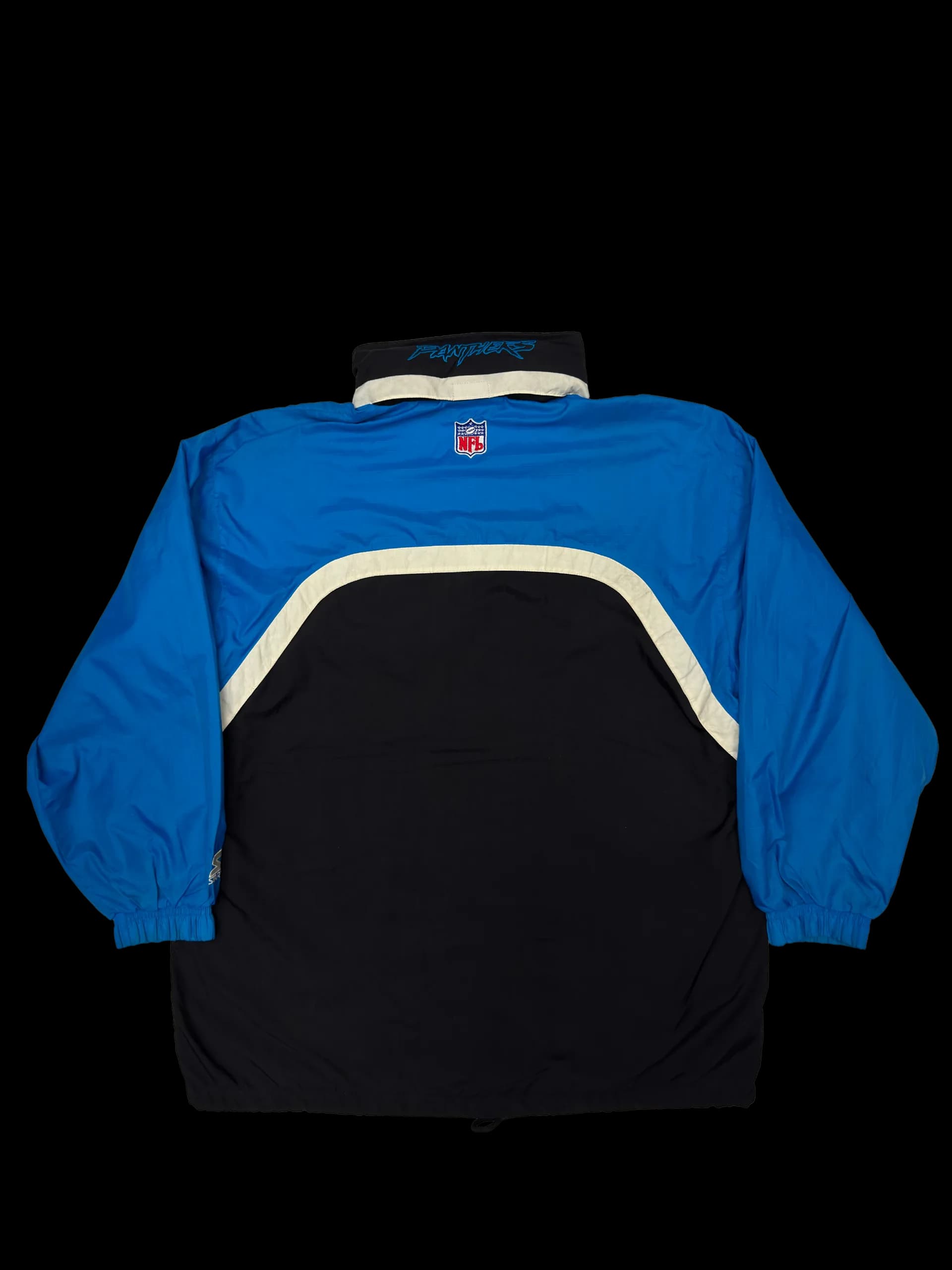 Vintage Windbreaker-NFL Panthers XL (Blue/Black) - image 3